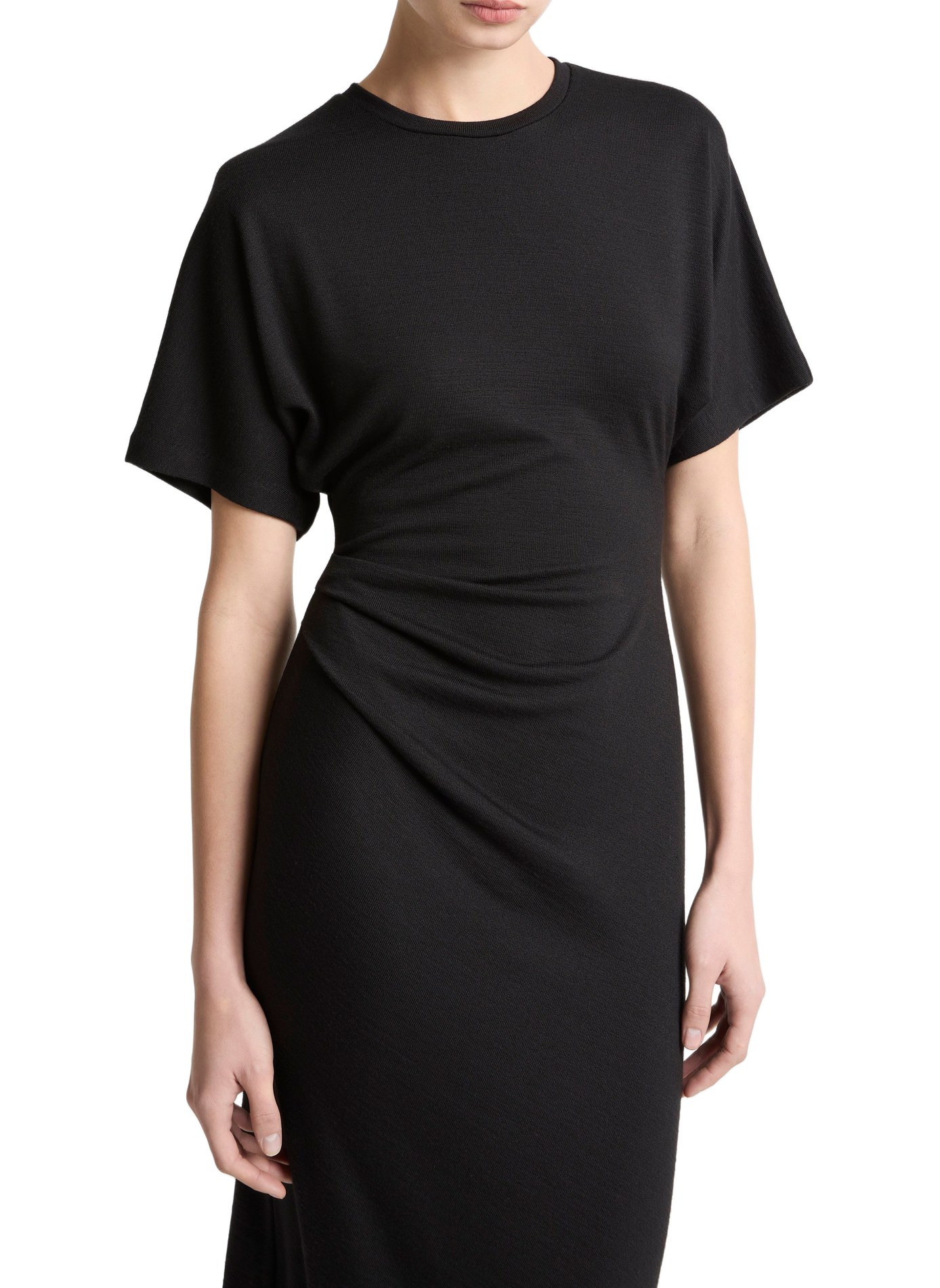 Robe midi manches courtes VINCE Multicolore