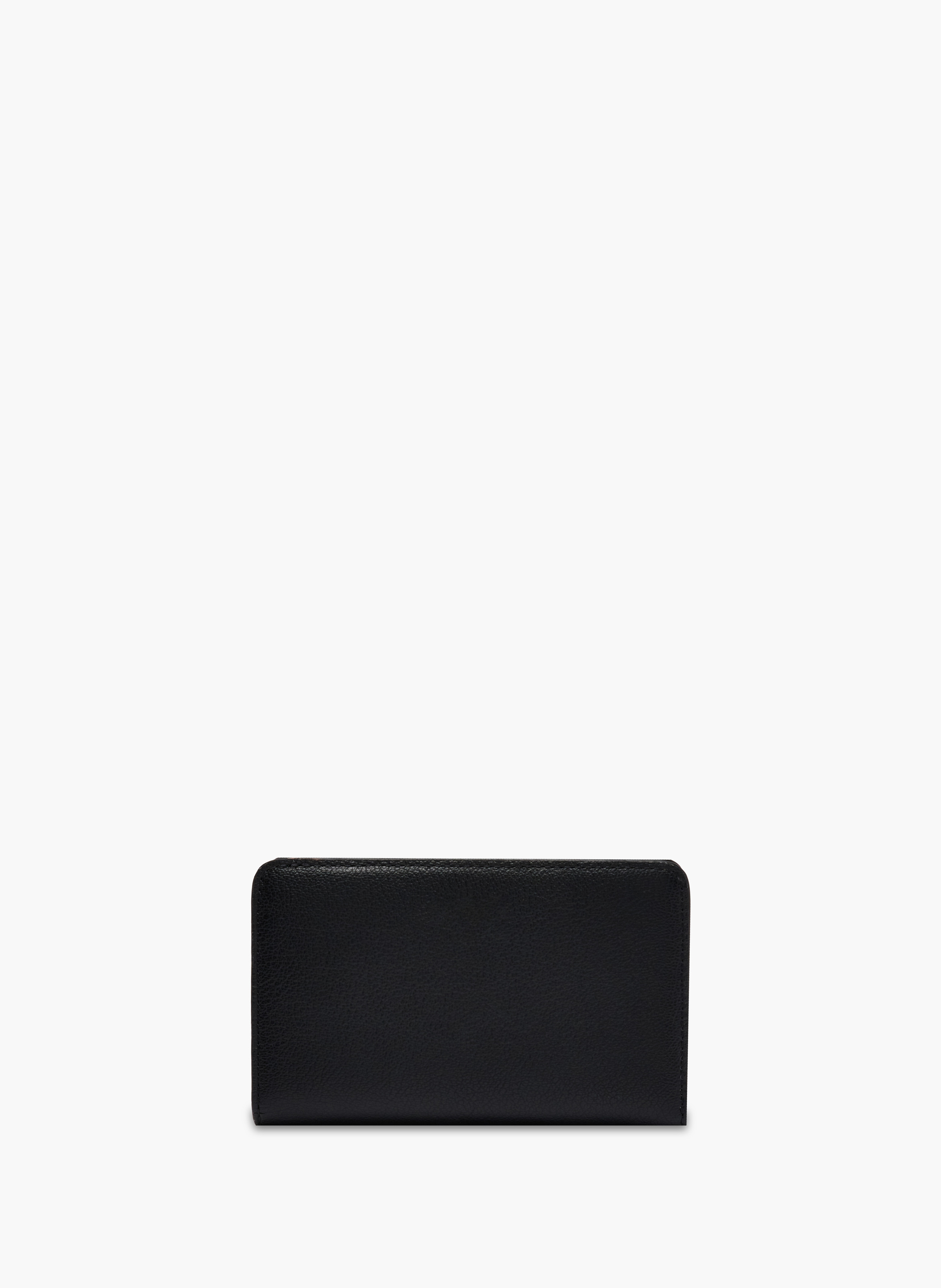 Portefeuille rectangulaire zippé bcbg de lancel en cuir LANCEL Noir