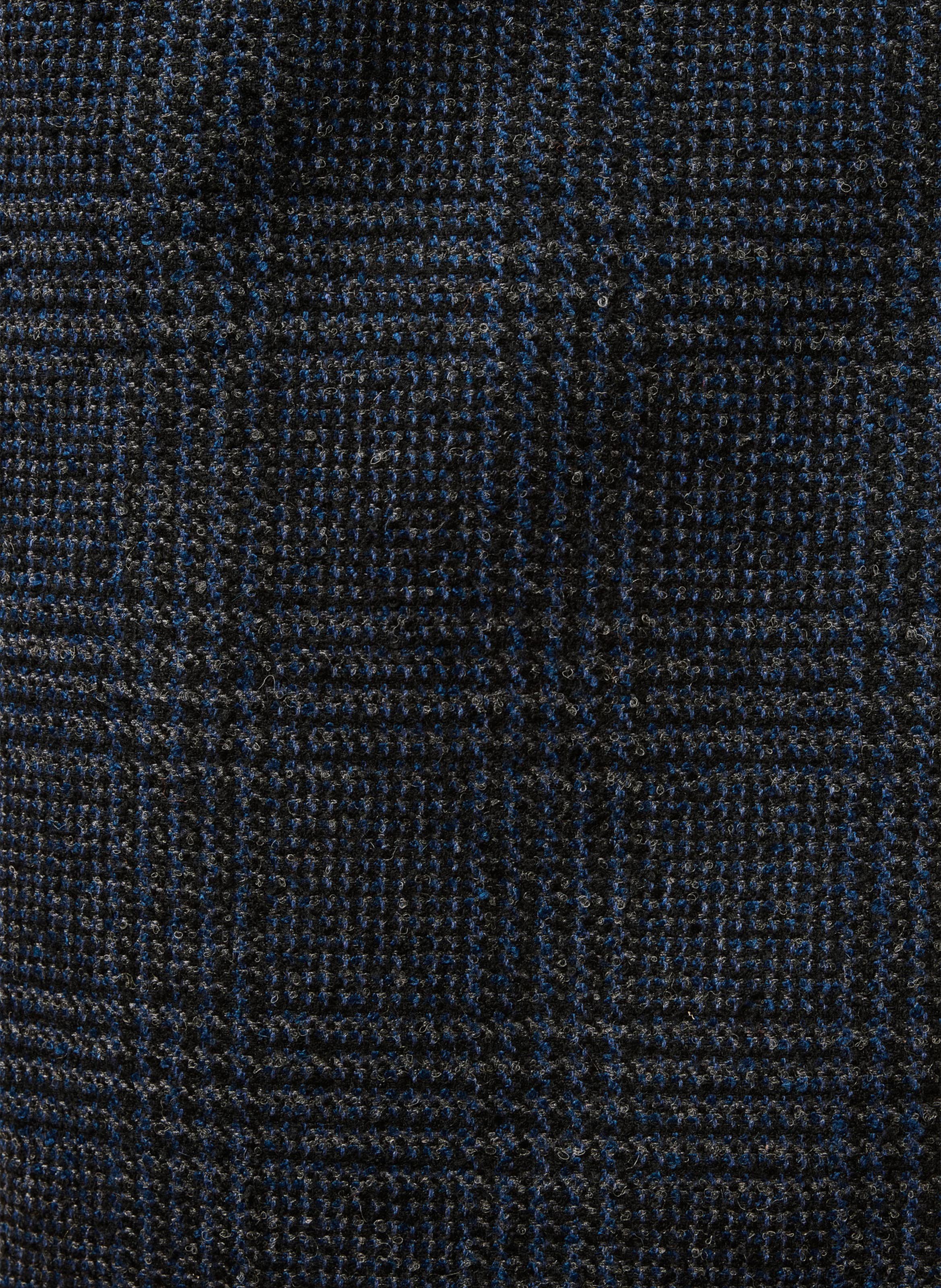 Rechte mantel met reverskraag LA FEE MARABOUTEE Blauw