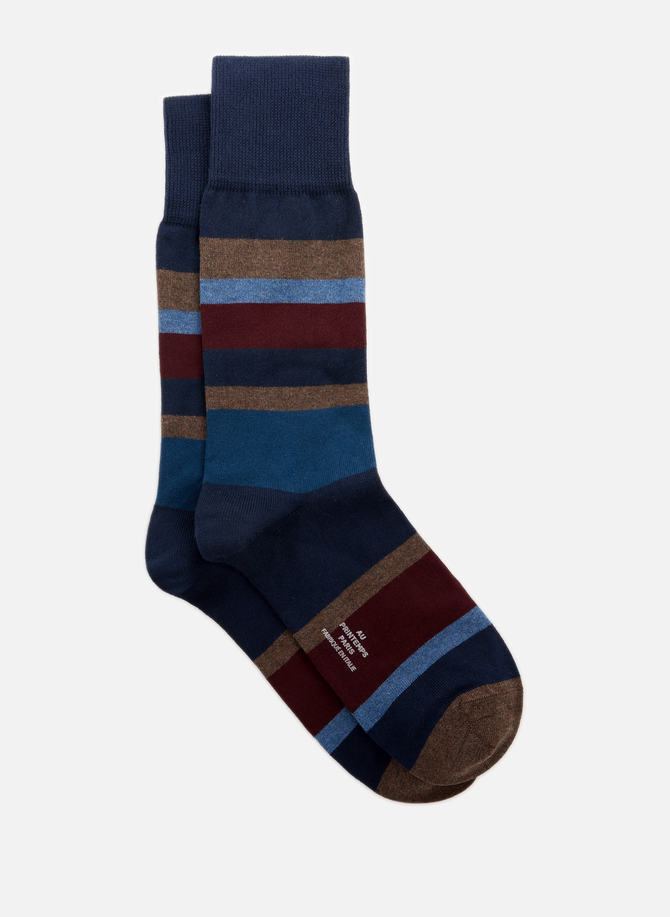 Striped mid-calf cotton socks AU PRINTEMPS PARIS
