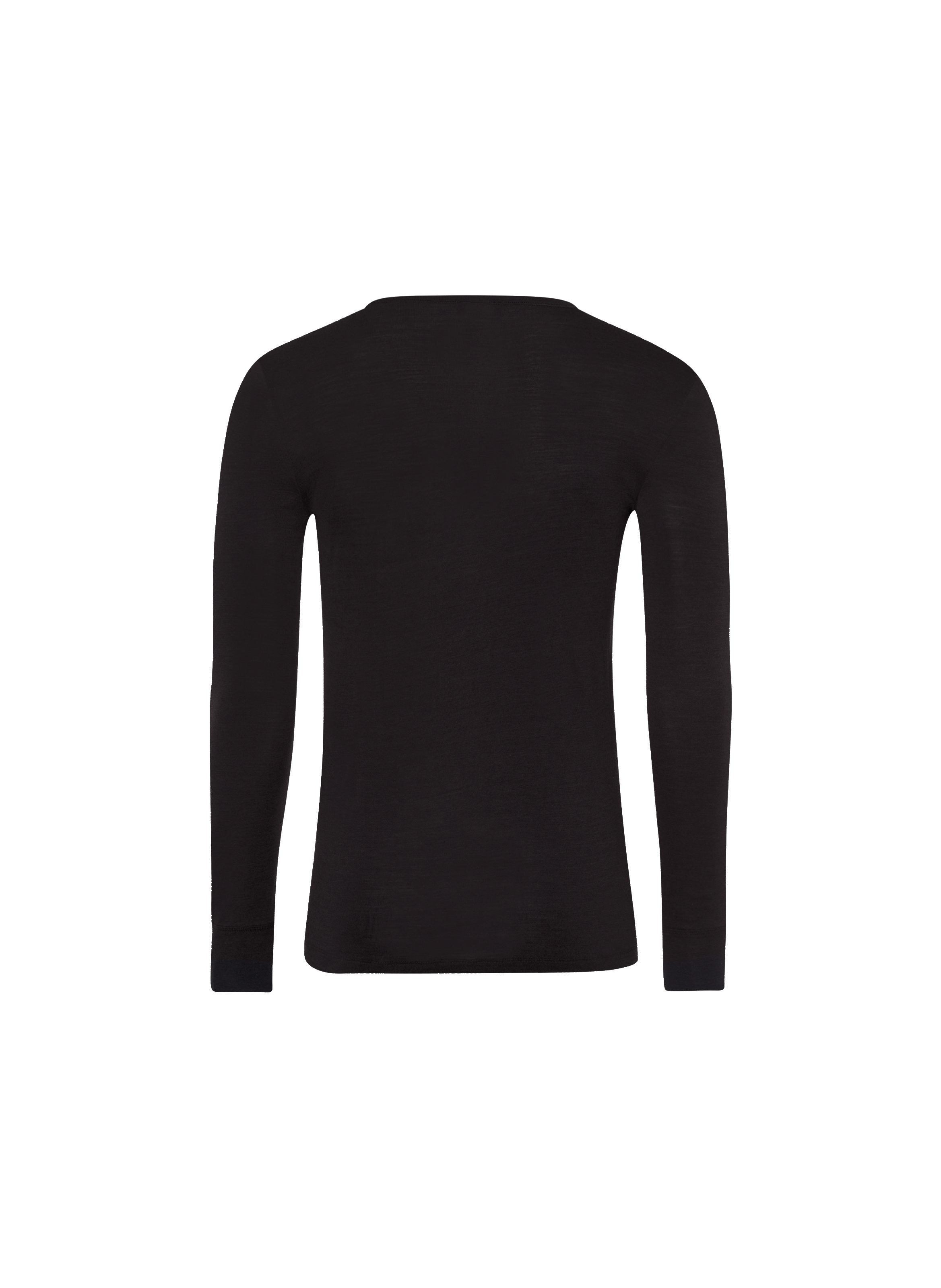 Long-sleeved wool and silk T-shirt HANRO Grey