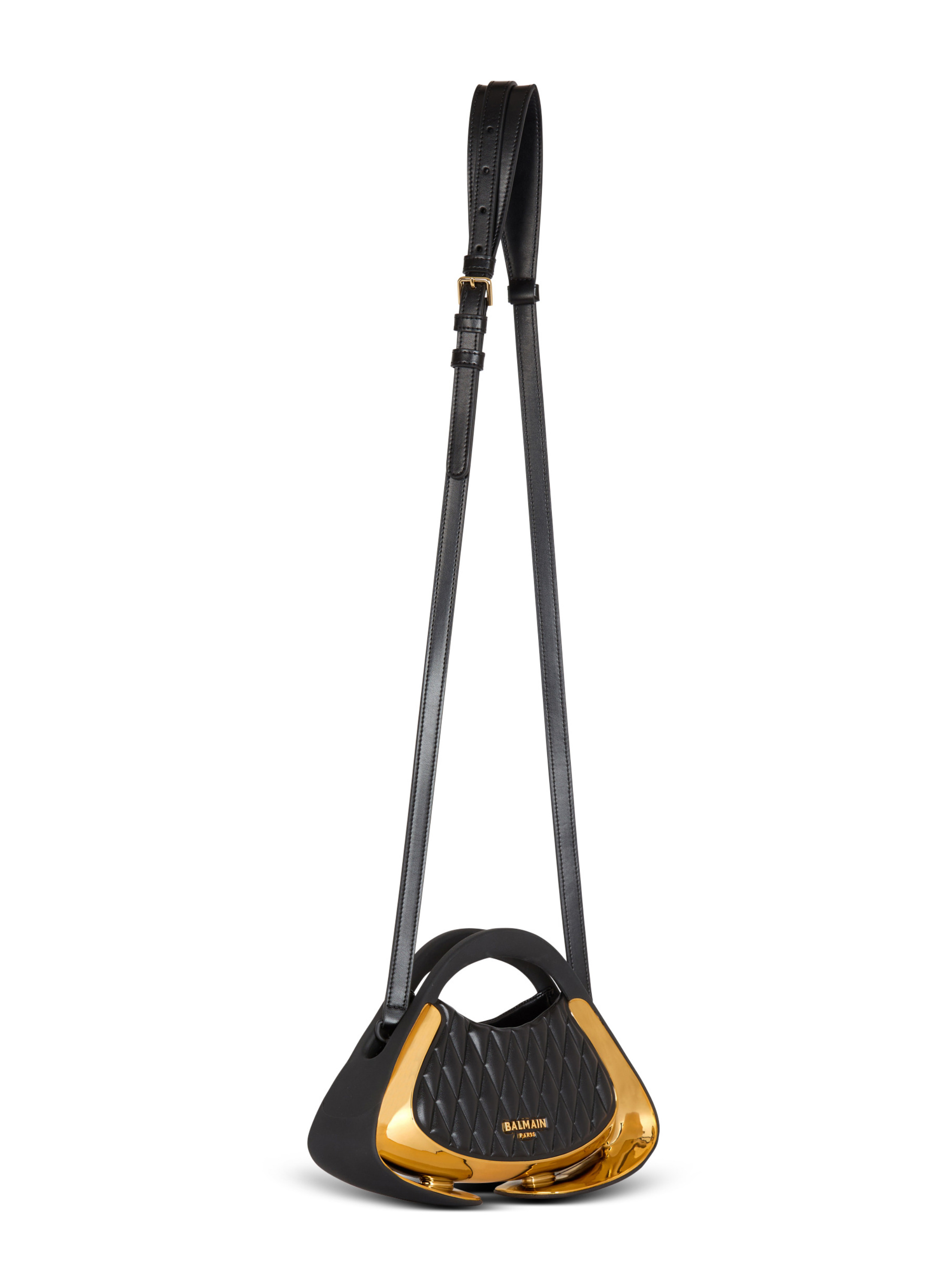 Sac jolie madame small matelassé BALMAIN Noir