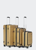 Set de 3 valises cdg - bagages  Or mat