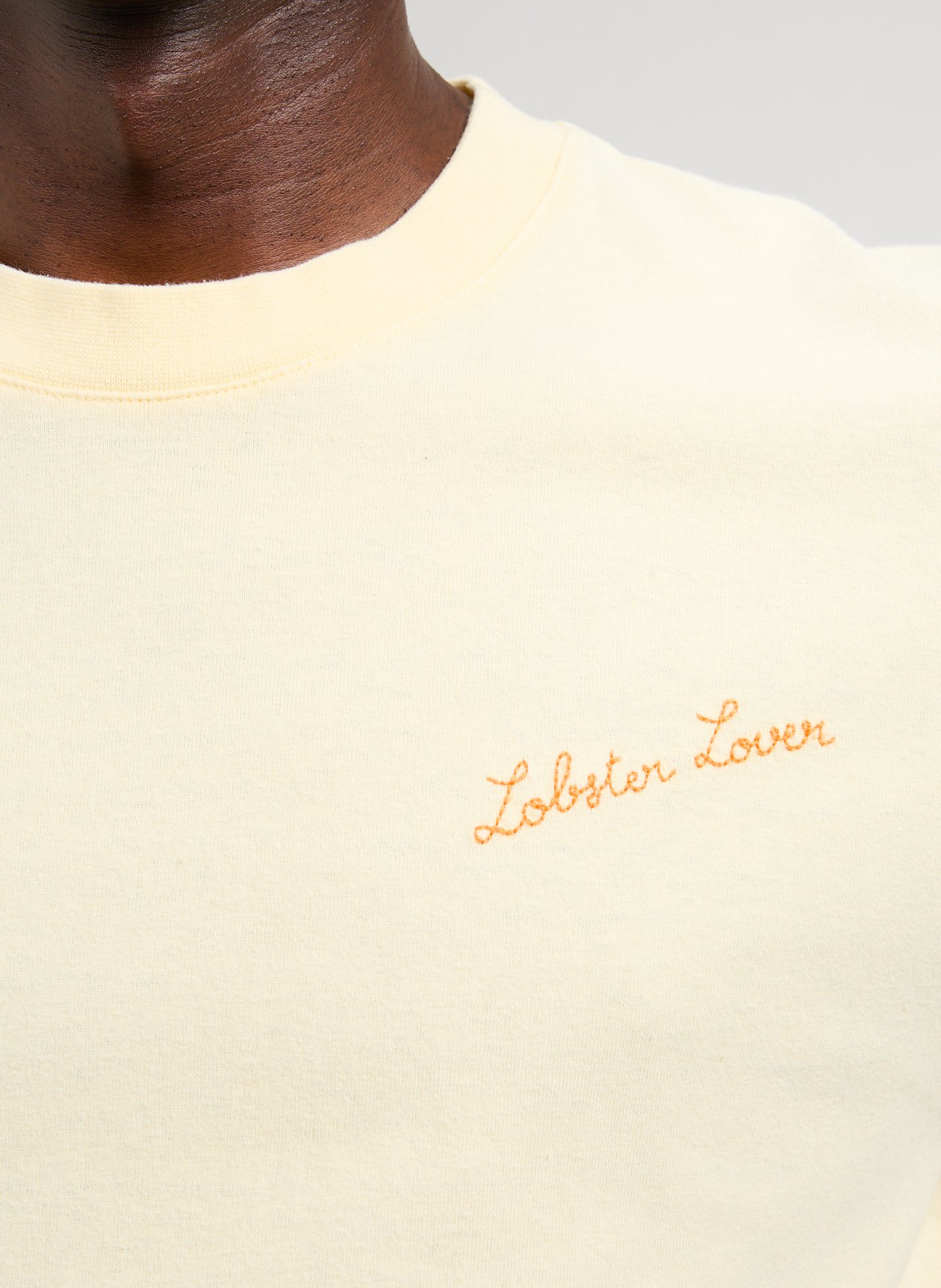T-shirt Patureau Lobster Lover MAISON LABICHE Jaune