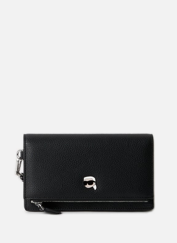 Logo Wallet Black by KARL LAGERFELD KARL LAGERFELD Logo Wallet Black
