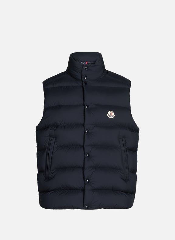 Doudoune sans manches Tibb Bleu by MONCLER MONCLER Doudoune sans manches Tibb Bleu