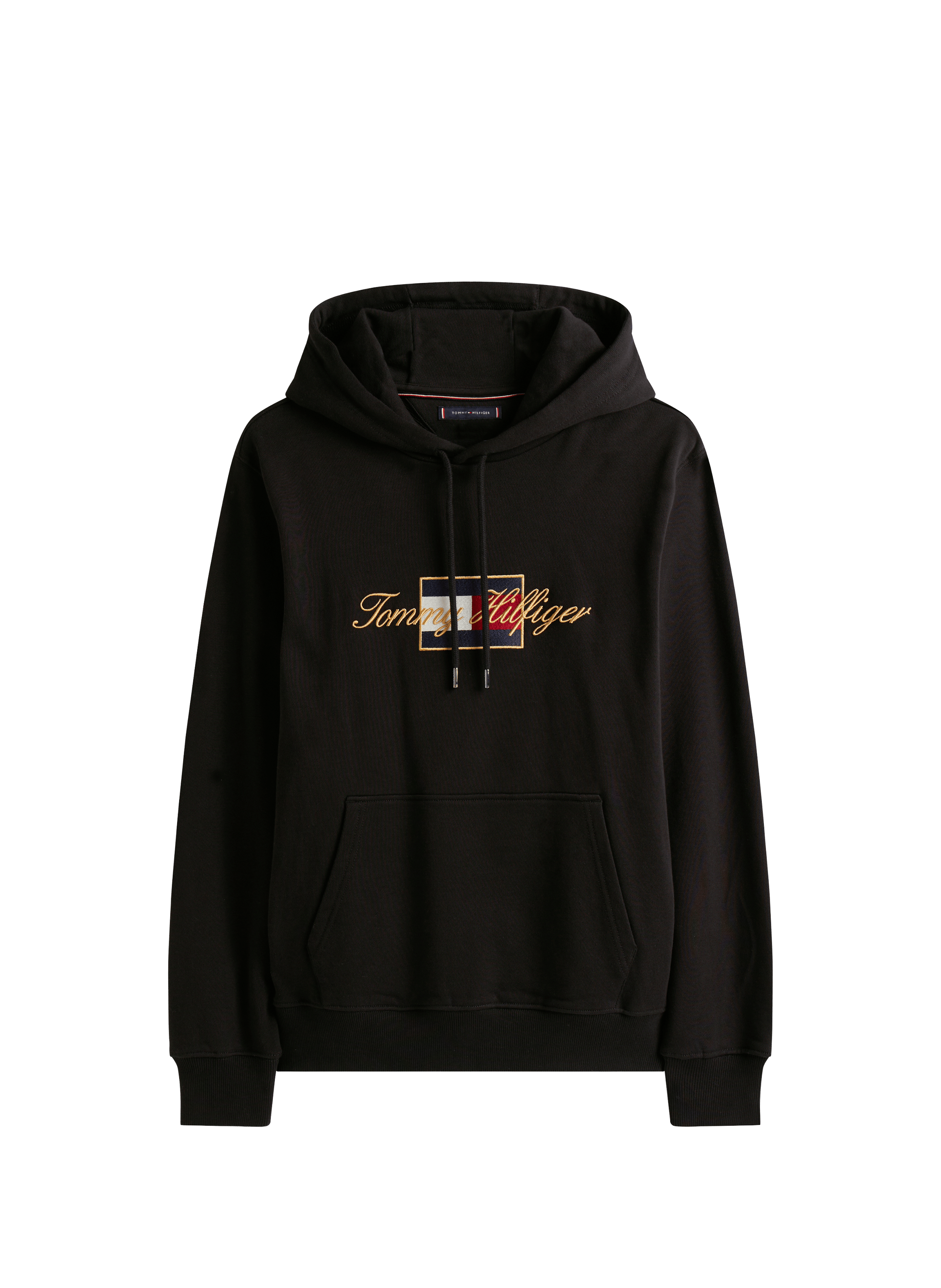 Cotton hooded sweatshirt TOMMY HILFIGER Black