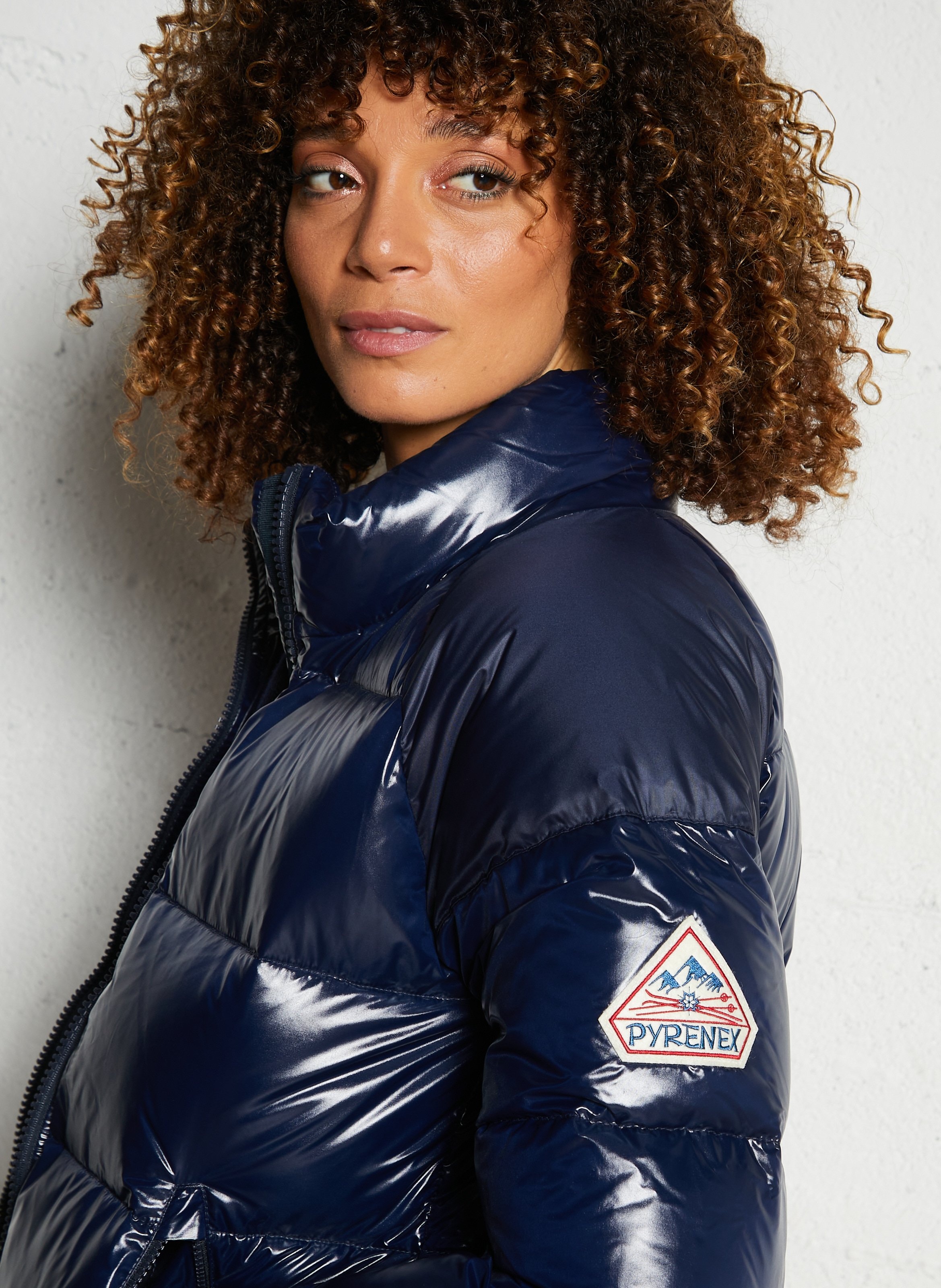 Doudoune col montant vintage mythic PYRENEX Bleu