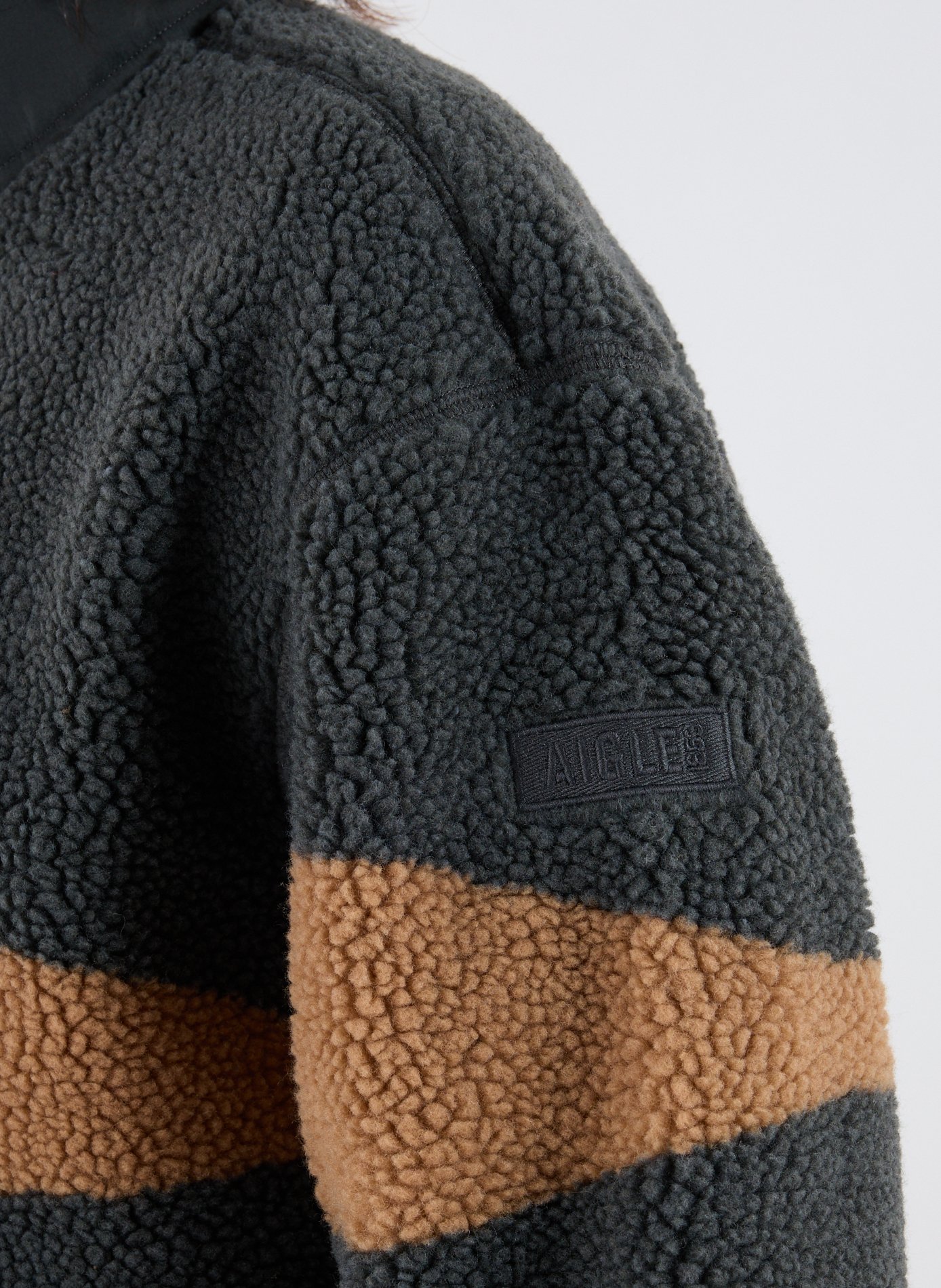 Pull col montant AIGLE Gris