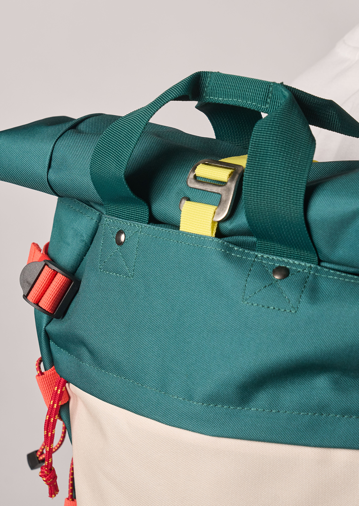 Sac à dos en polyester recyclé rolltop BILLYBELT Vert
