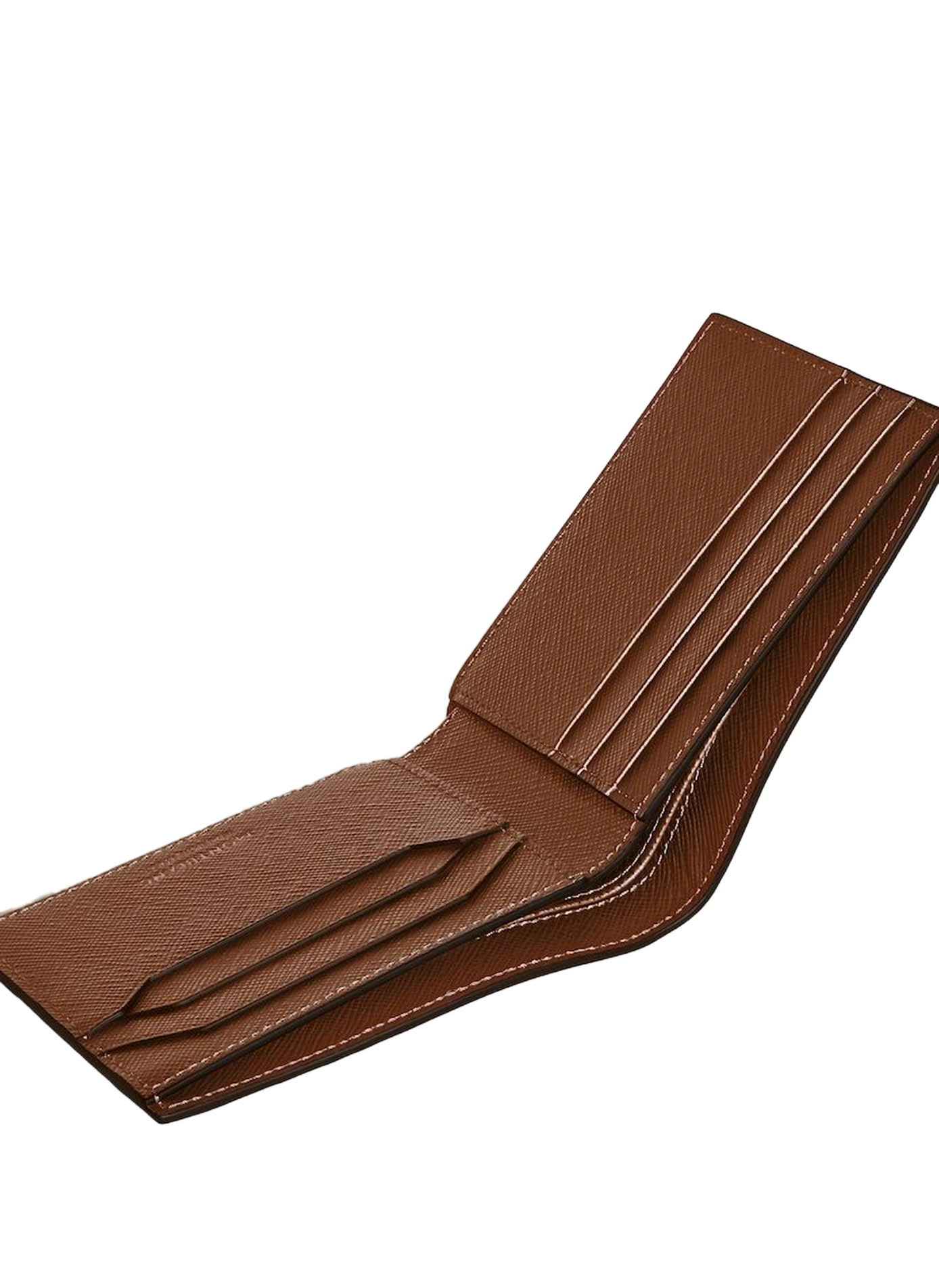 Textured leather wallet MONTBLANC Brown