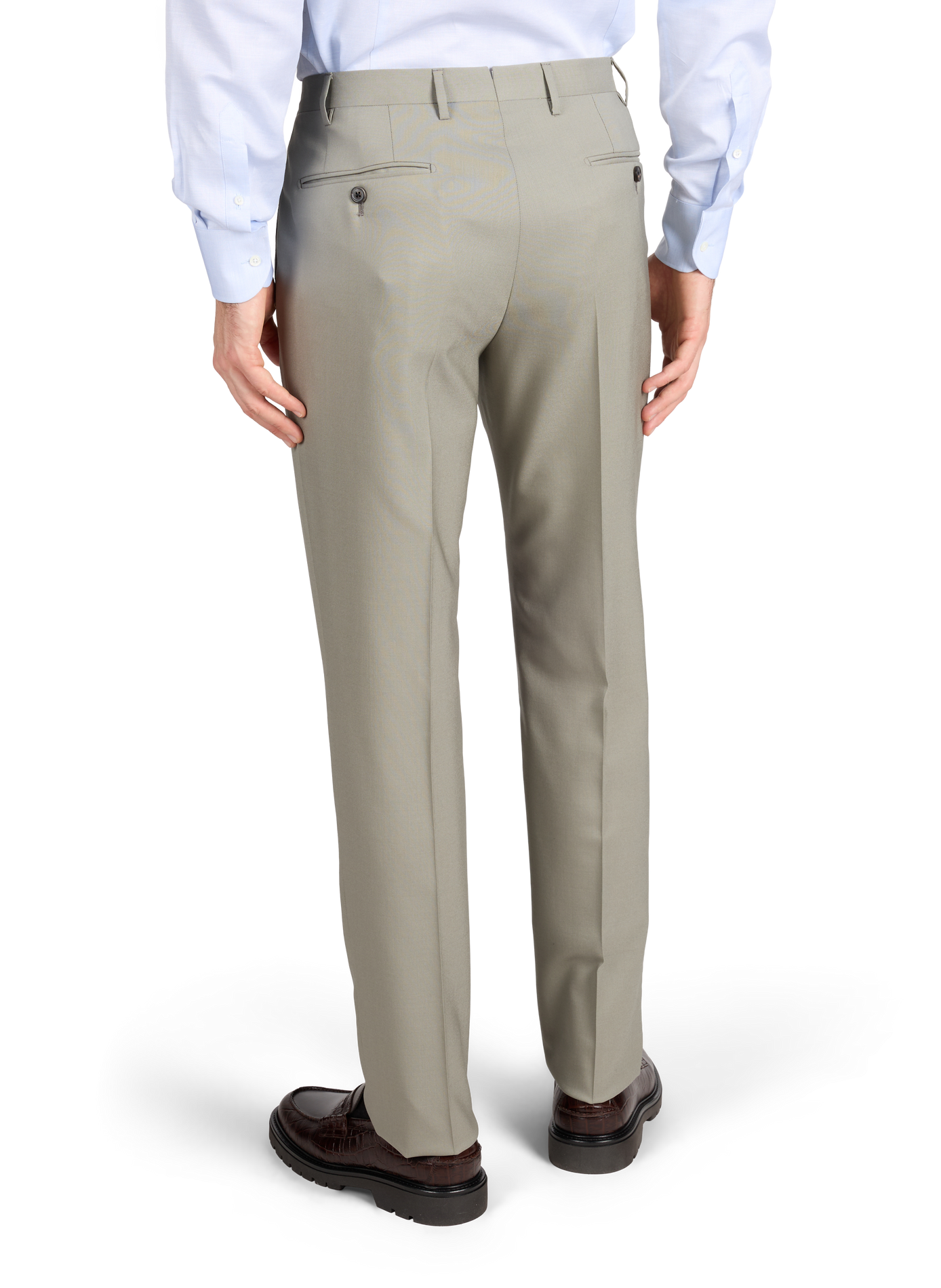 Costume en laine vierge CORNELIANI Green