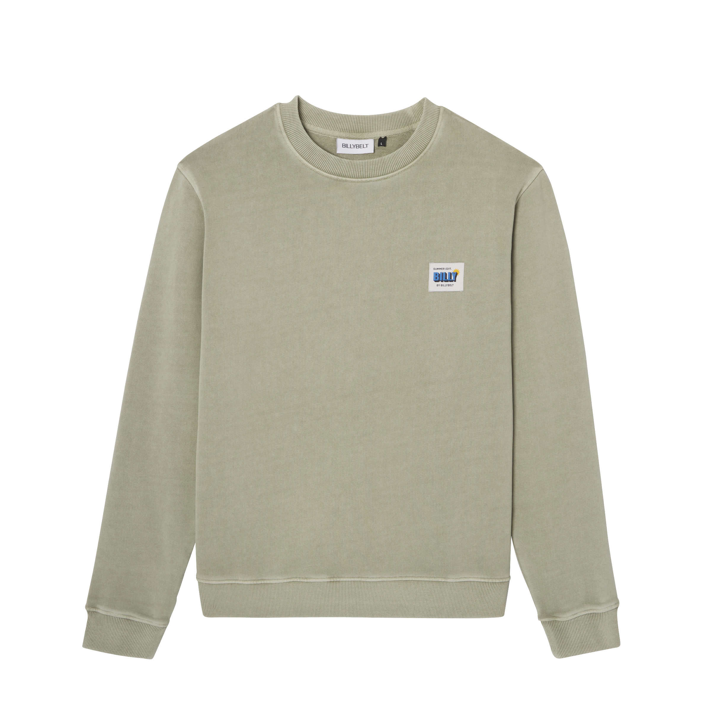 Sweatshirt vintage en coton biologique BILLYBELT Vert