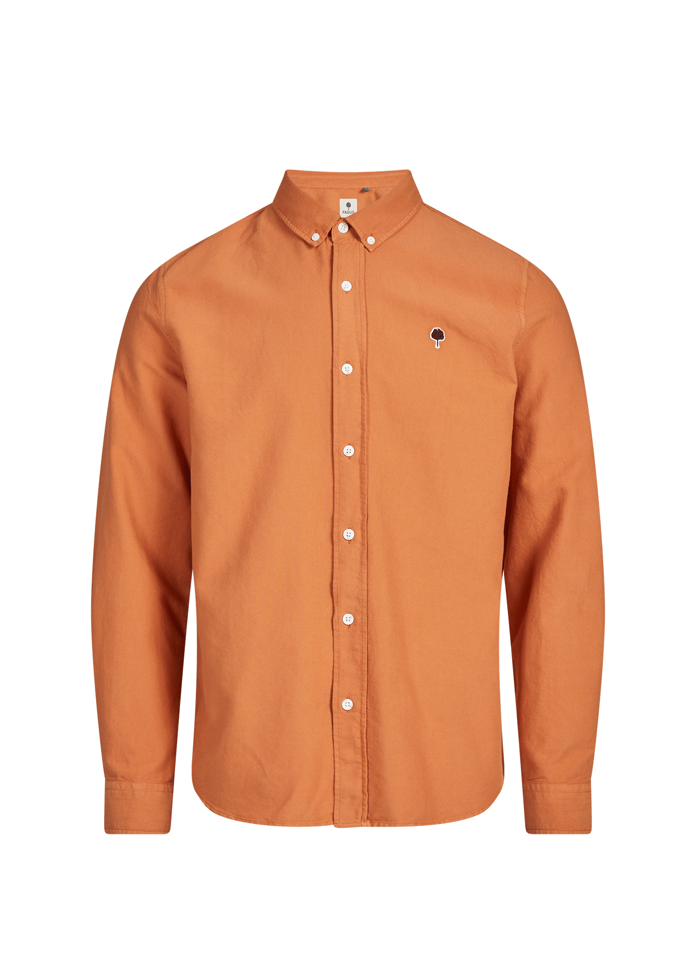 Ivoy cotton shirt FAGUO Orange