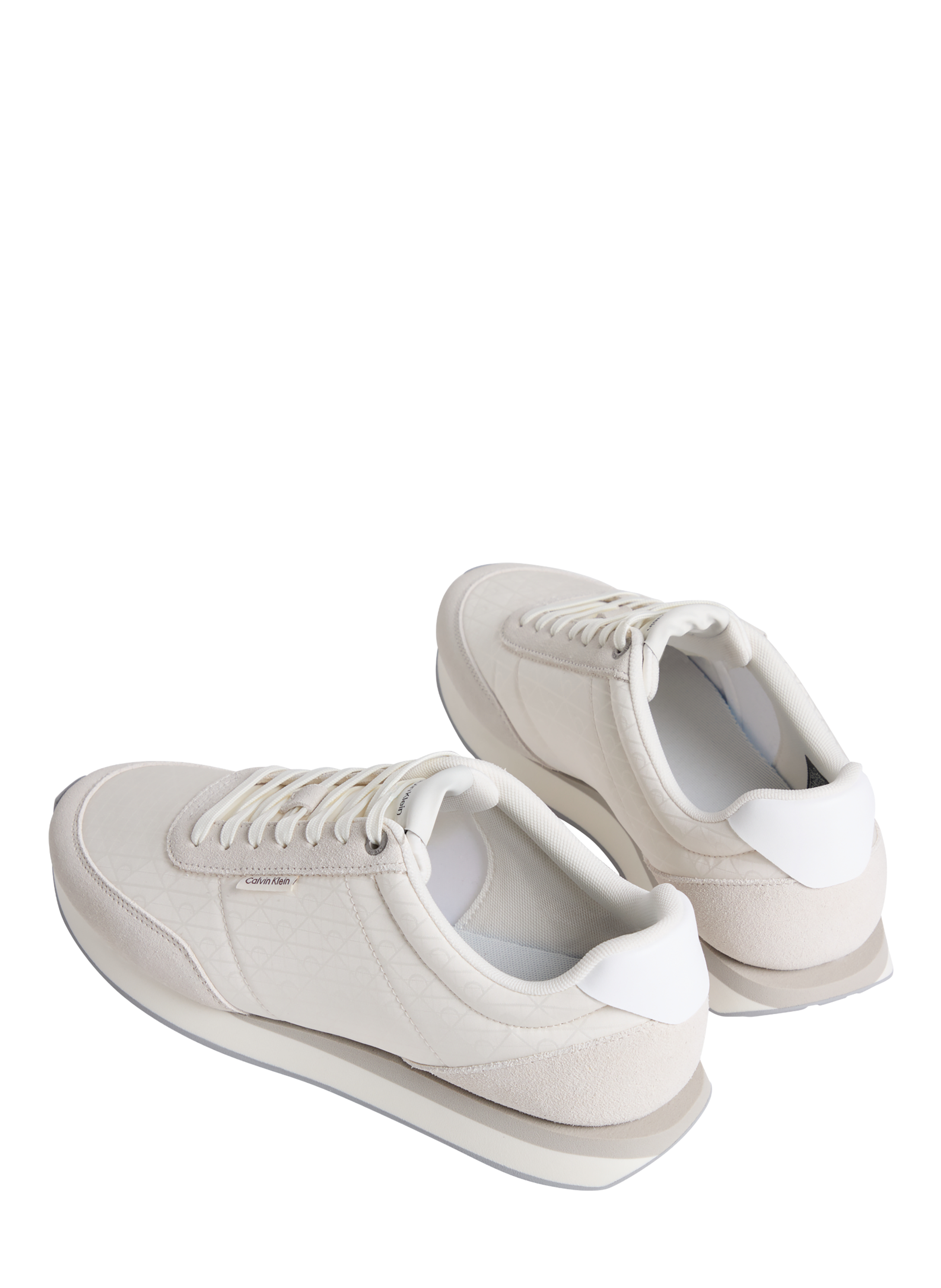 Baskets basses Retro Runner Ripstop CALVIN KLEIN Blanc