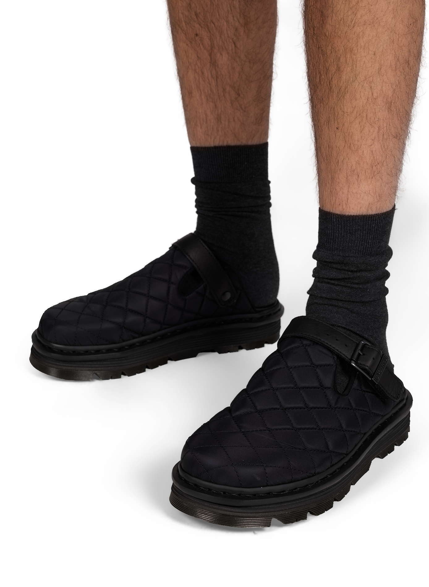 Calfskin Leather Mules DR. MARTENS Black