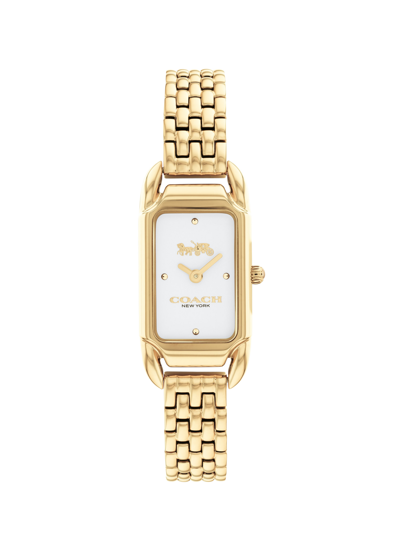 Montre quartz Cadie en acier inoxydable COACH MONTRES Doré