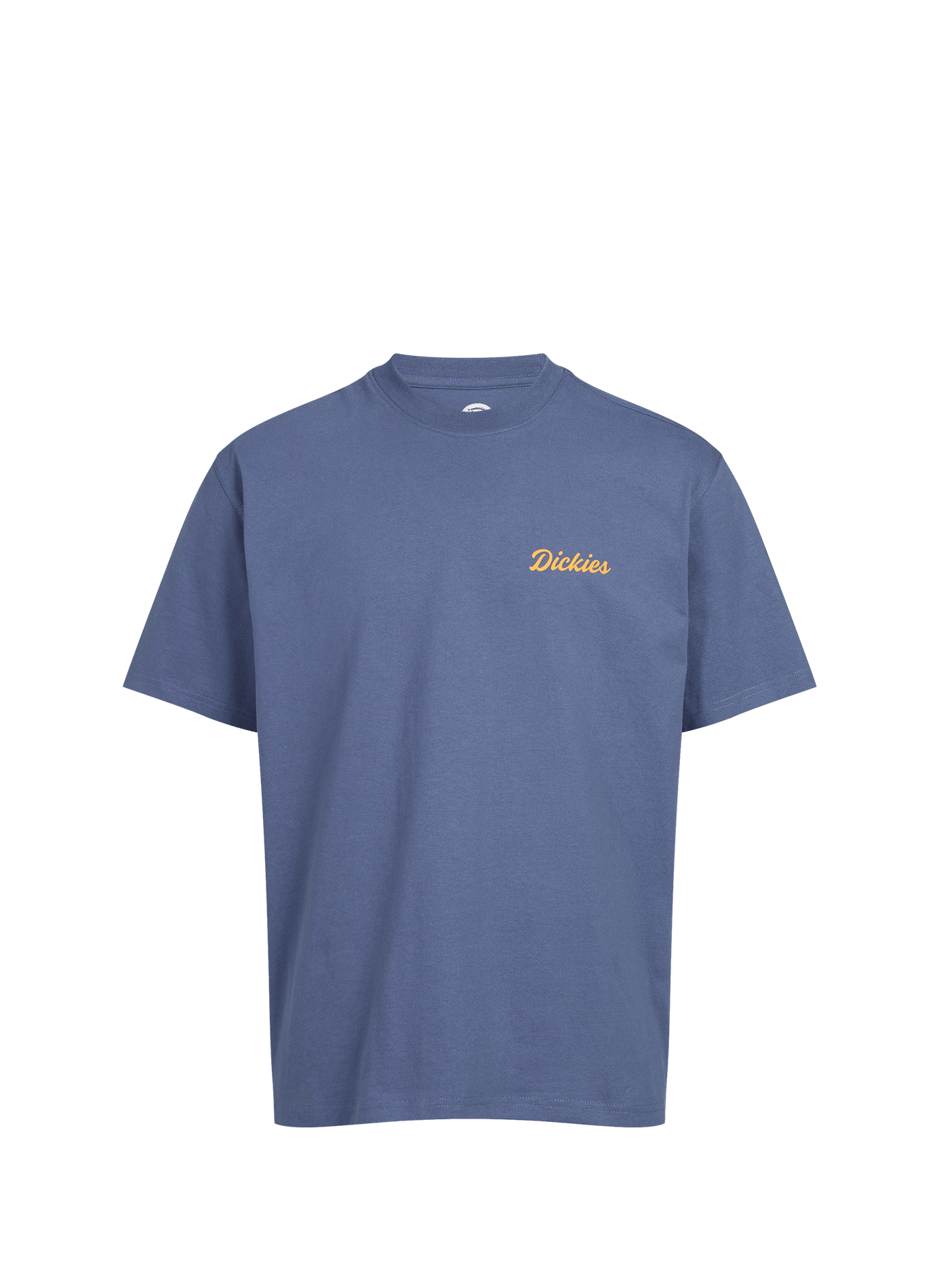 T-shirt droit sérigraphié en coton DICKIES Bleu