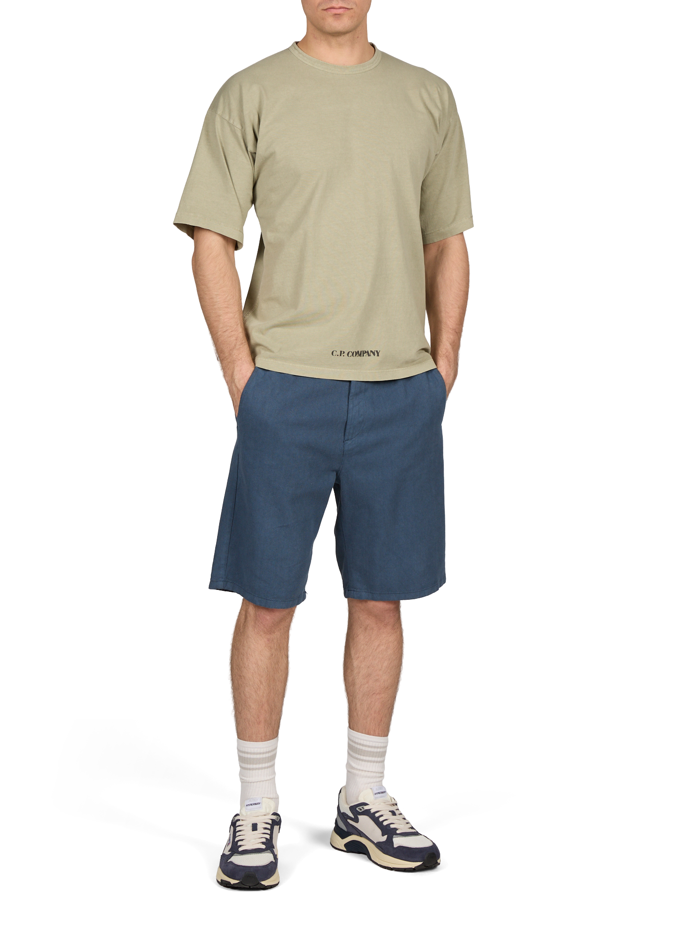 Bedrukt katoenen T-shirt CP COMPANY Groen