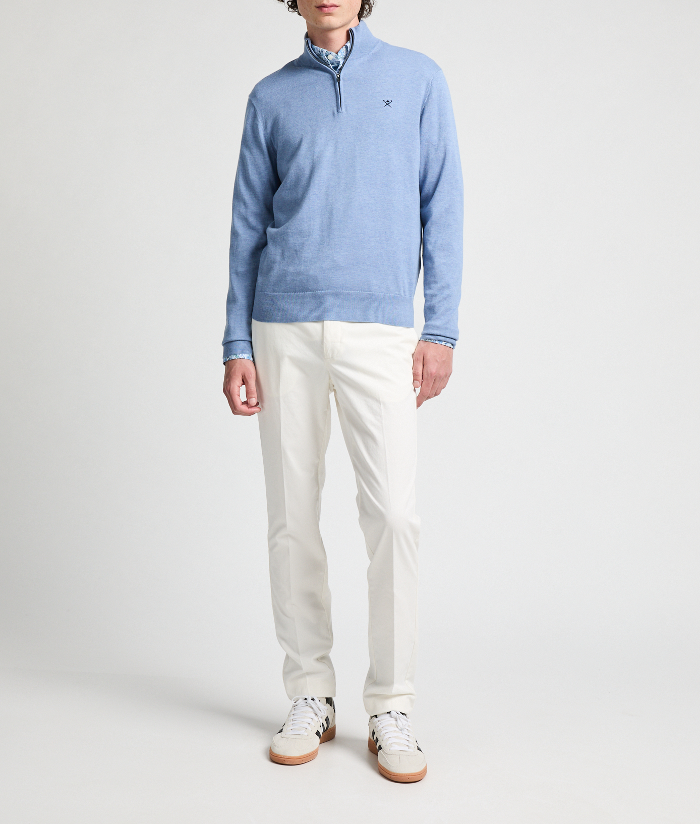 Chemise imprimée en coton Dropico AU PRINTEMPS PARIS Bleu
