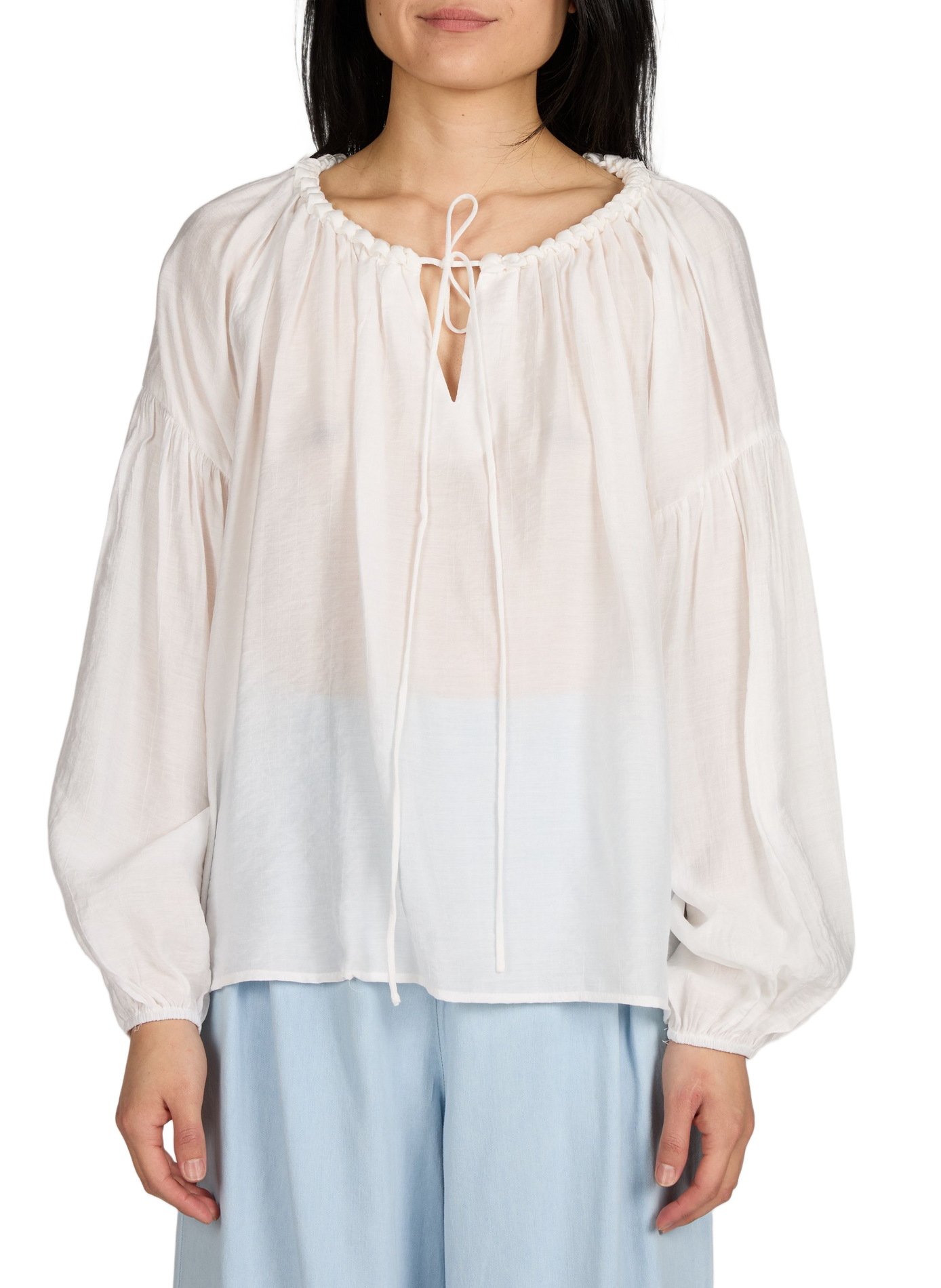 Blouse Isenora vloeiend ARTLOVE Beige