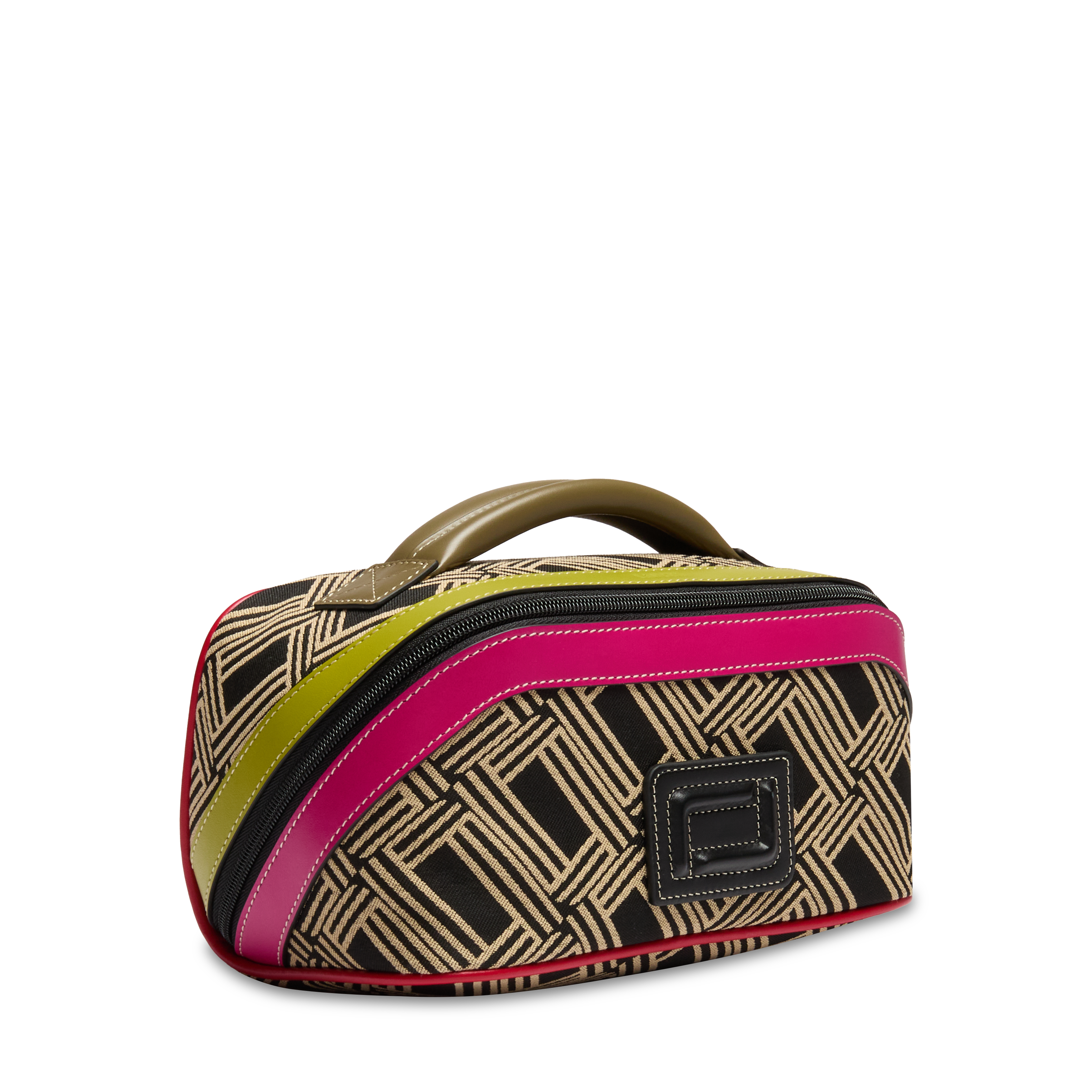 Sac weekend zippé 45 mistral de lancel en coton LANCEL Noir