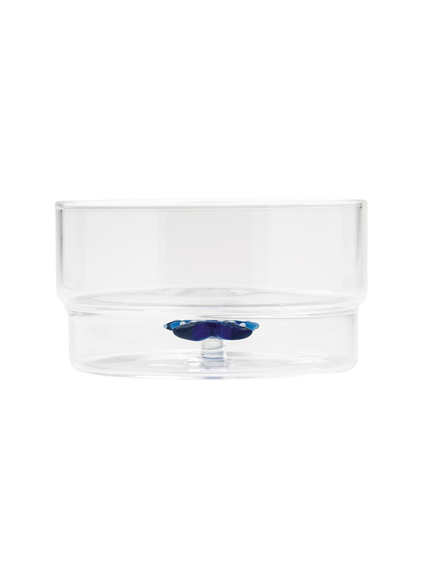 Bol Teca Mare in glas. ZAFFERANO Blauw
