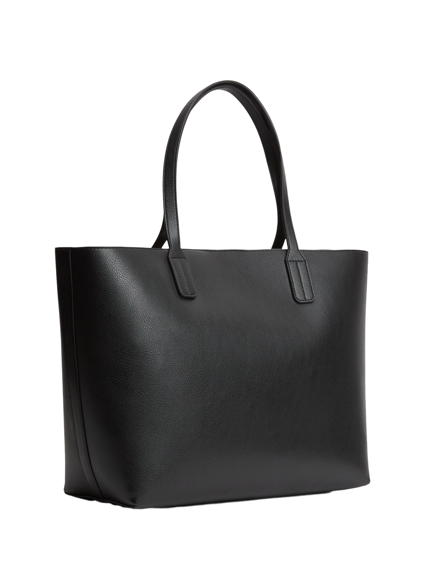 Sac cabas à poche zippée à logo métallique TOMMY HILFIGER Noir