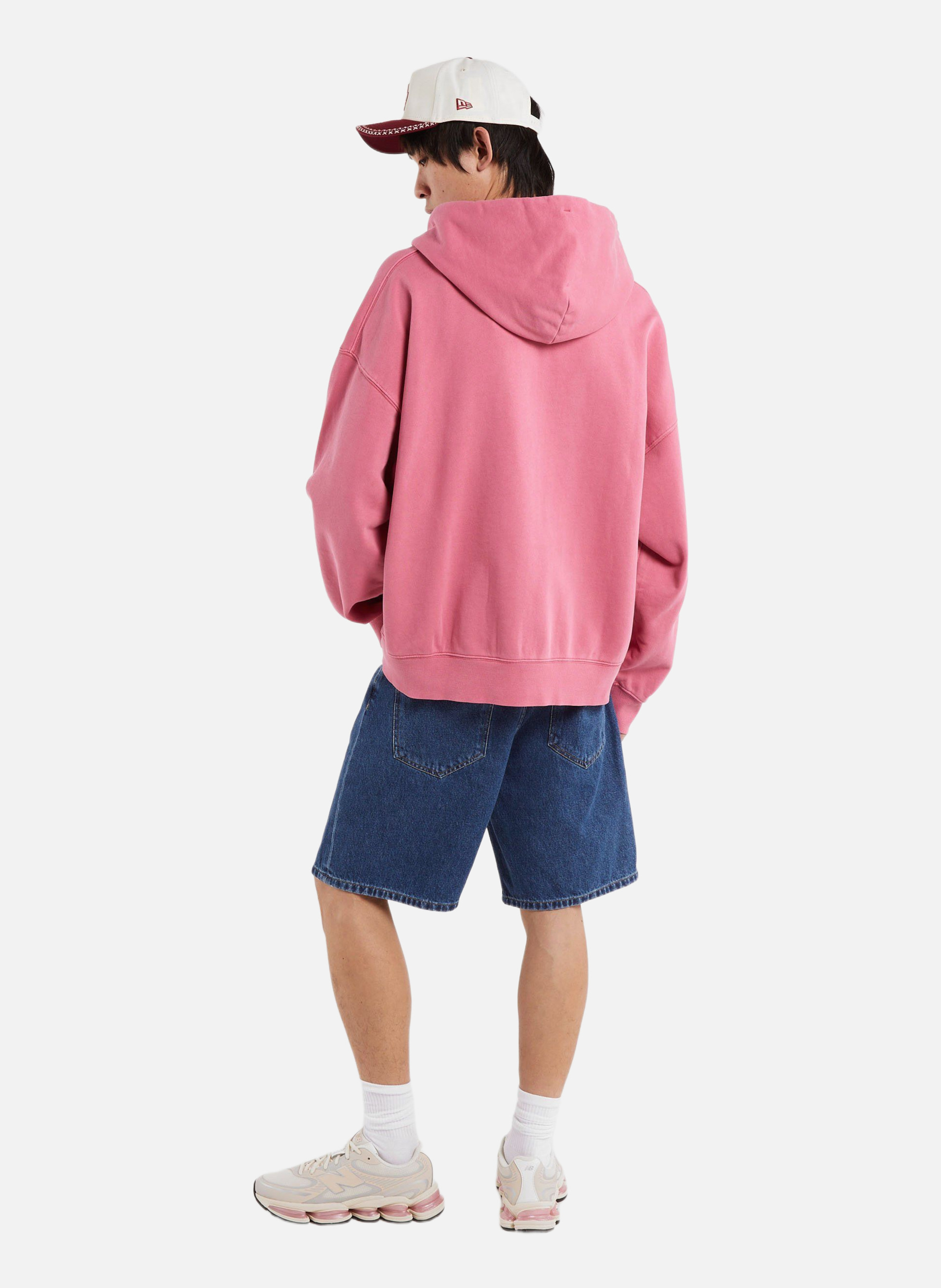 Hoodie zippé hooded benton sweat jacket CARHARTT WIP Rose
