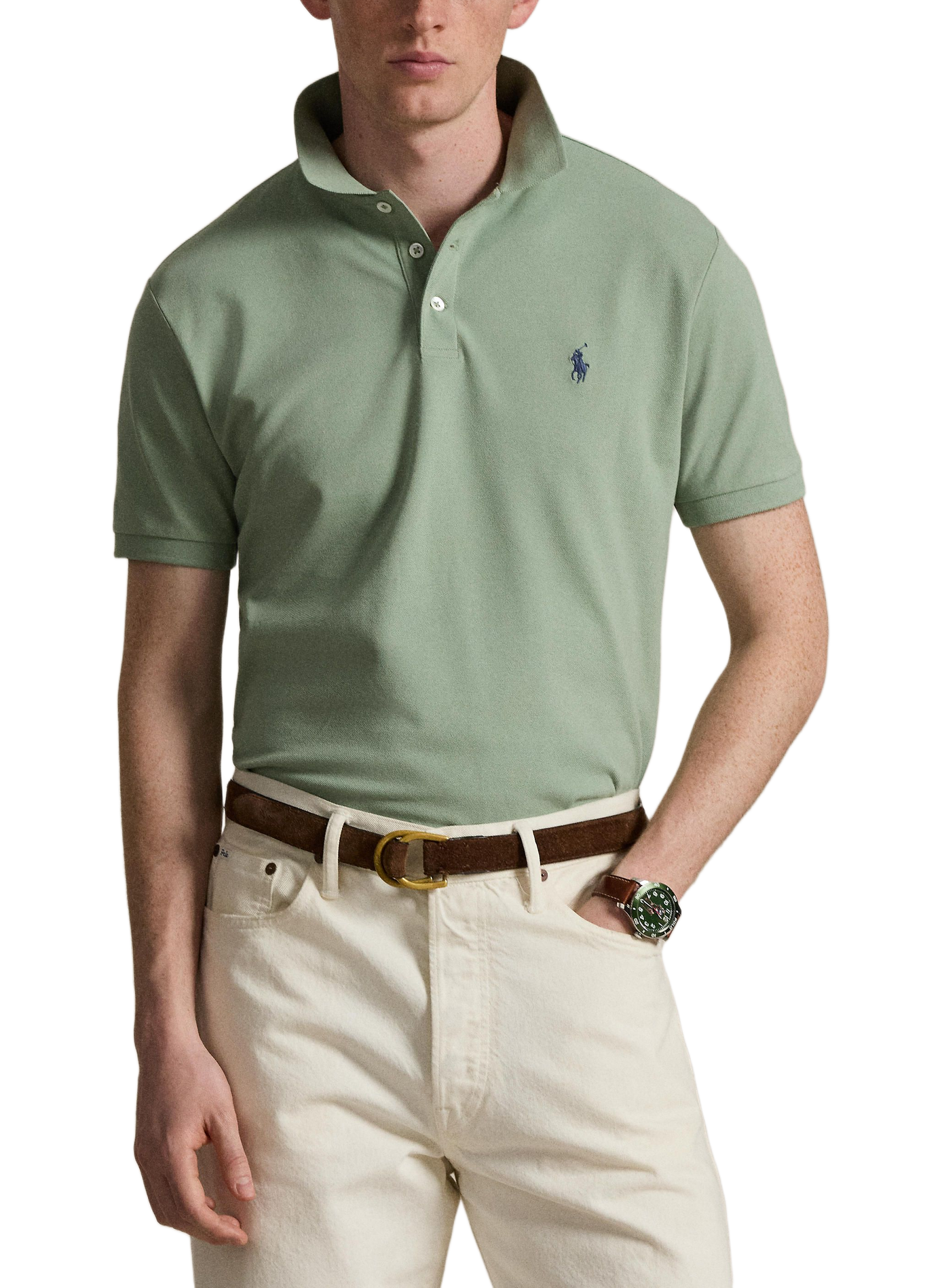 Polo shirt with logo POLO RALPH LAUREN Green