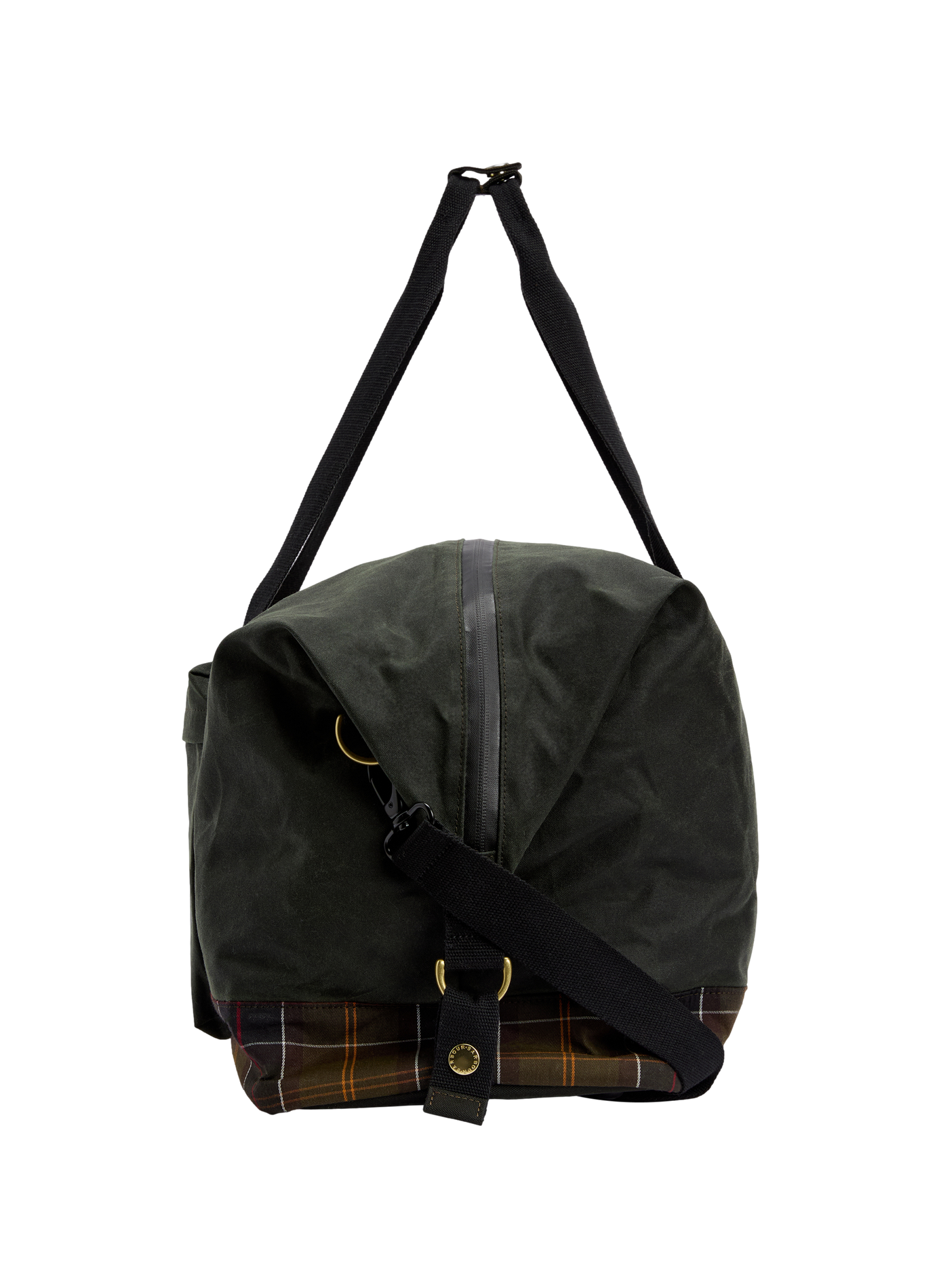 Wachsfeldtasche Field Holdall aus Baumwolle BARBOUR Grun