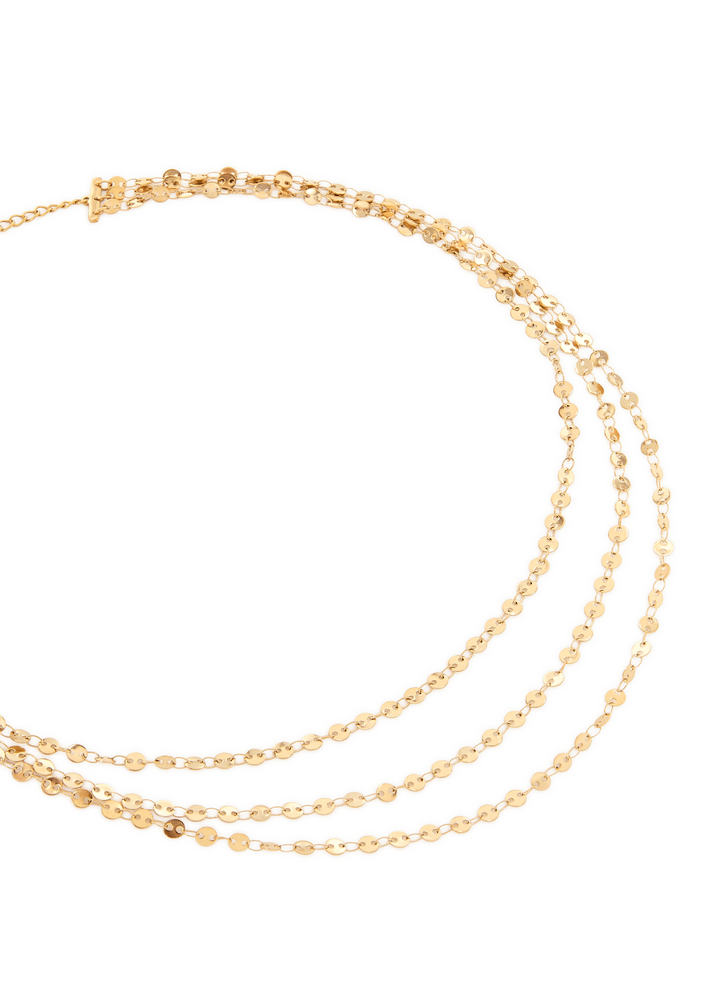 Collier en acier AU PRINTEMPS PARIS Doré