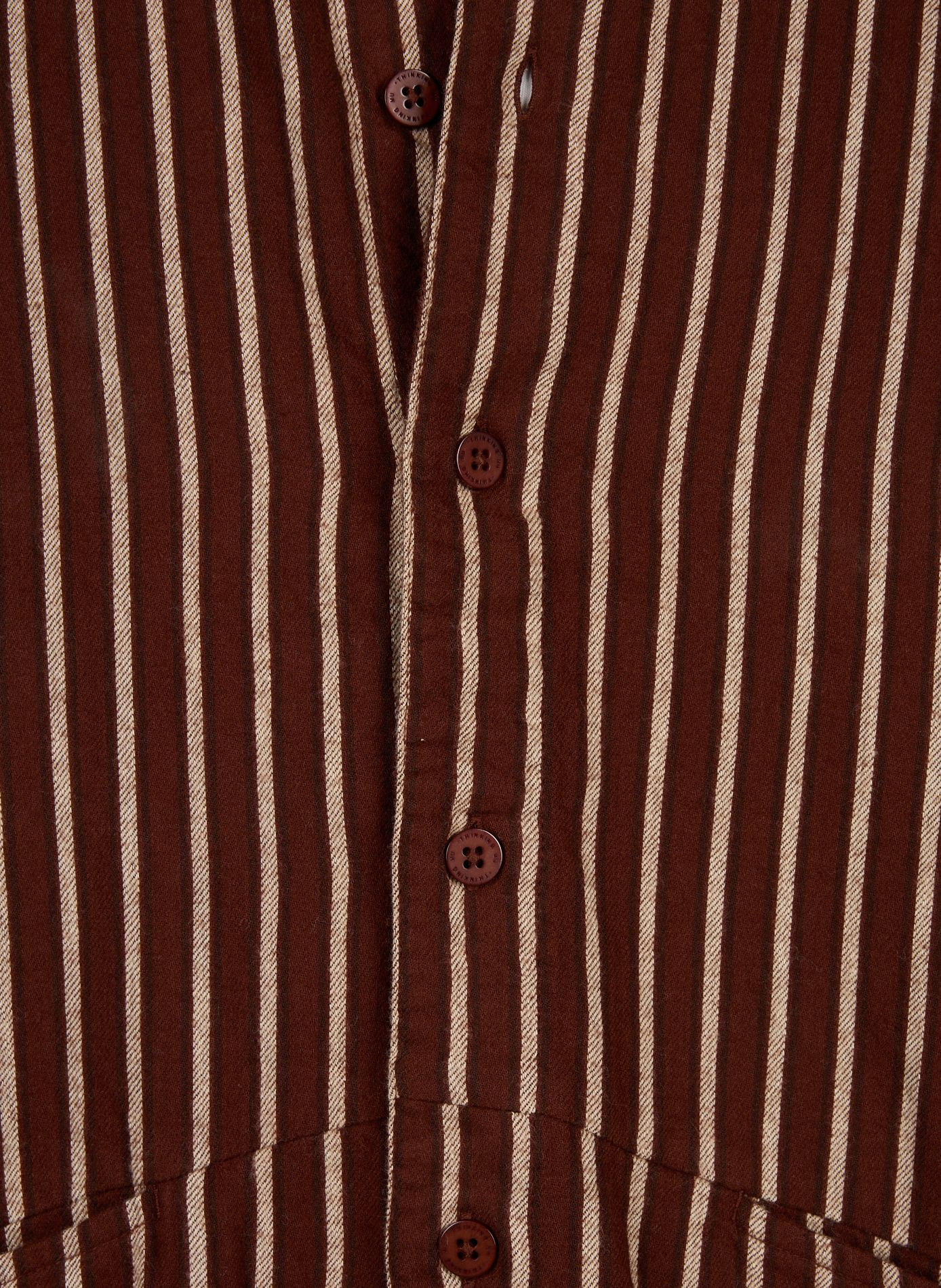 Loose-fitting Striped Shirt THINKING MU Multicolour