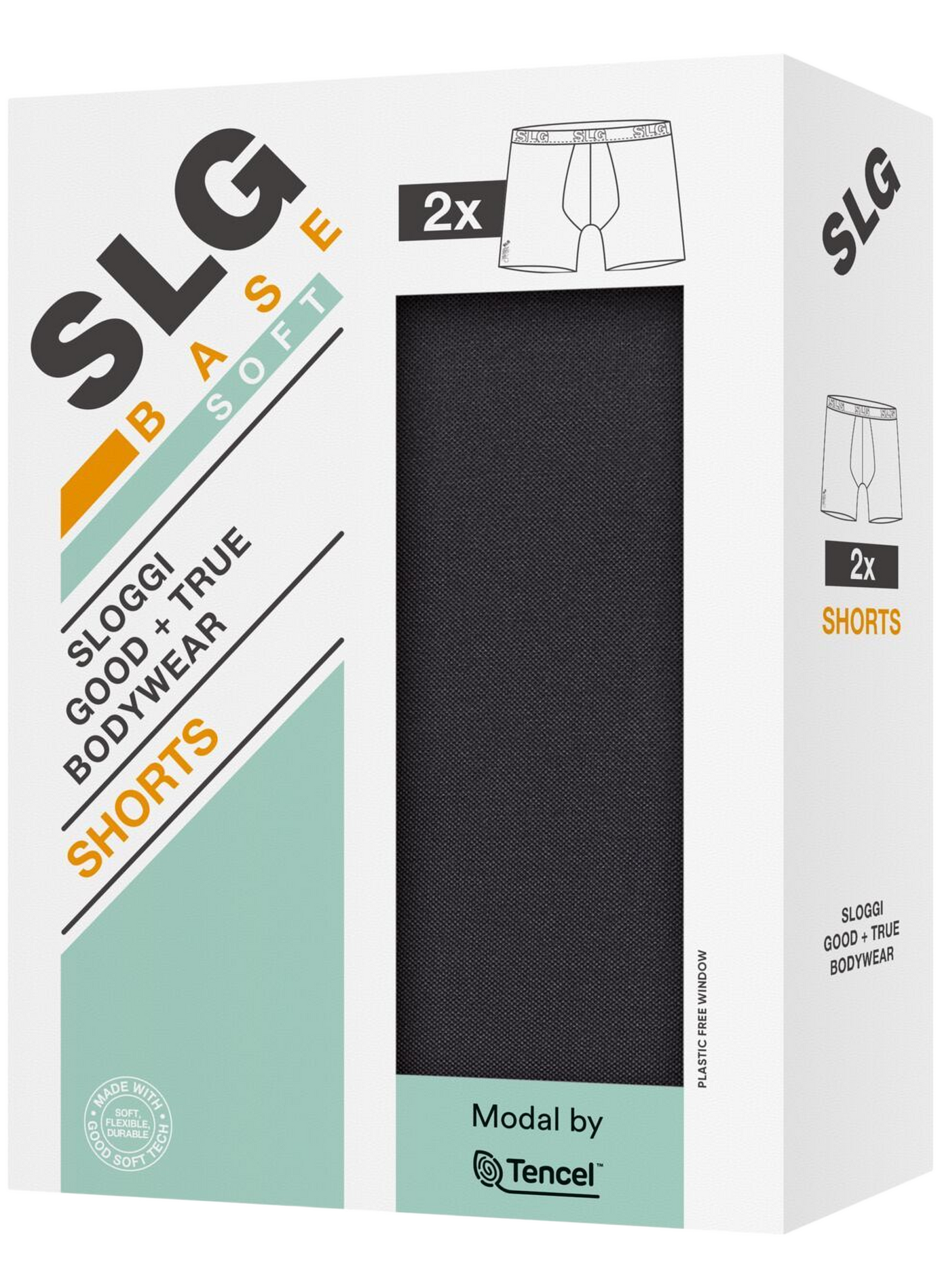 Pack mit 2 Boxershorts SLOGGI Schwarz