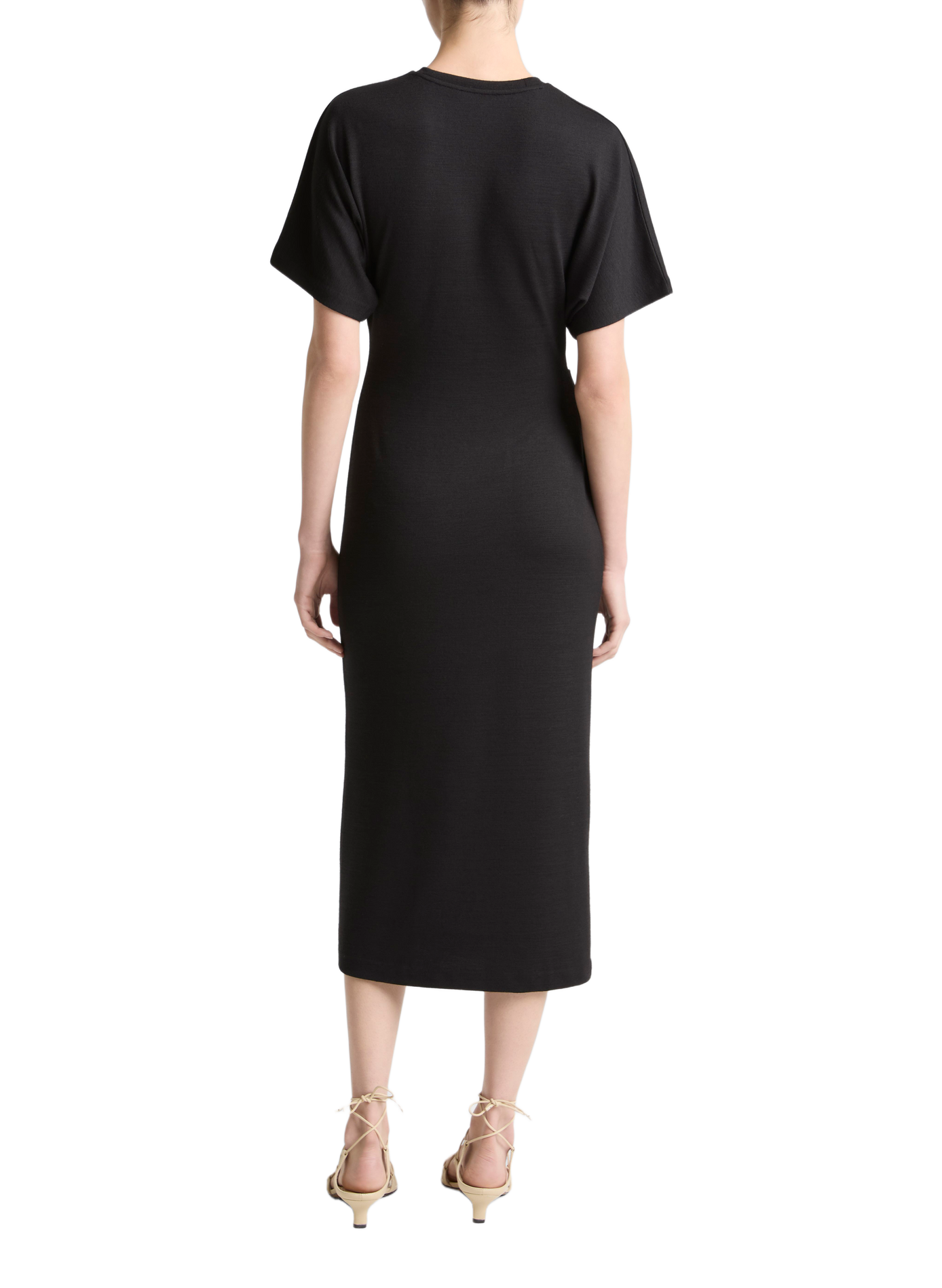 Robe midi manches courtes VINCE Multicolore