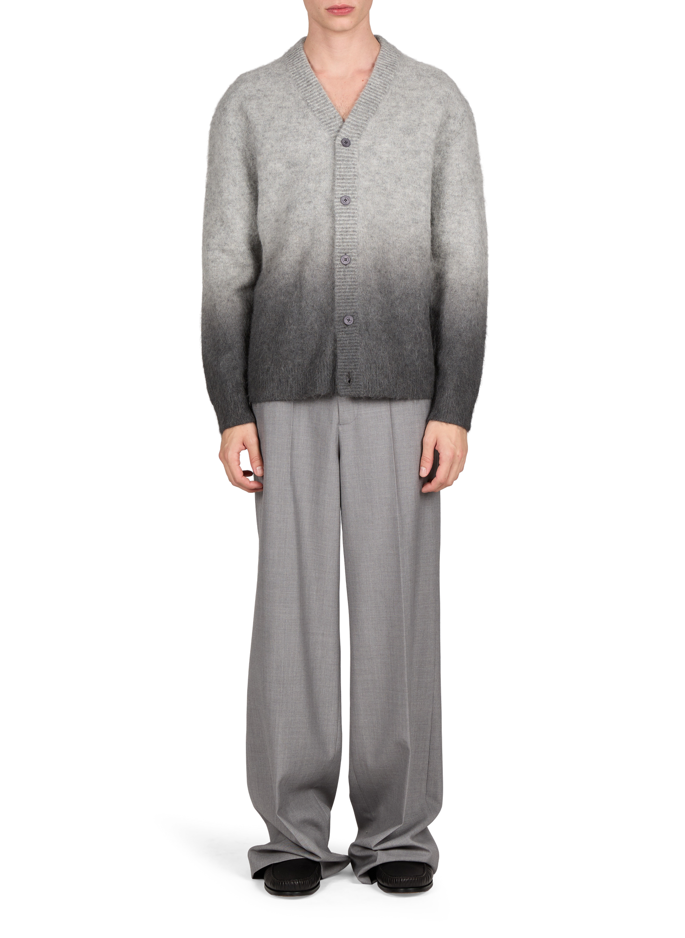 Straight wool blend vest MAISON KITSUNÉ Grey
