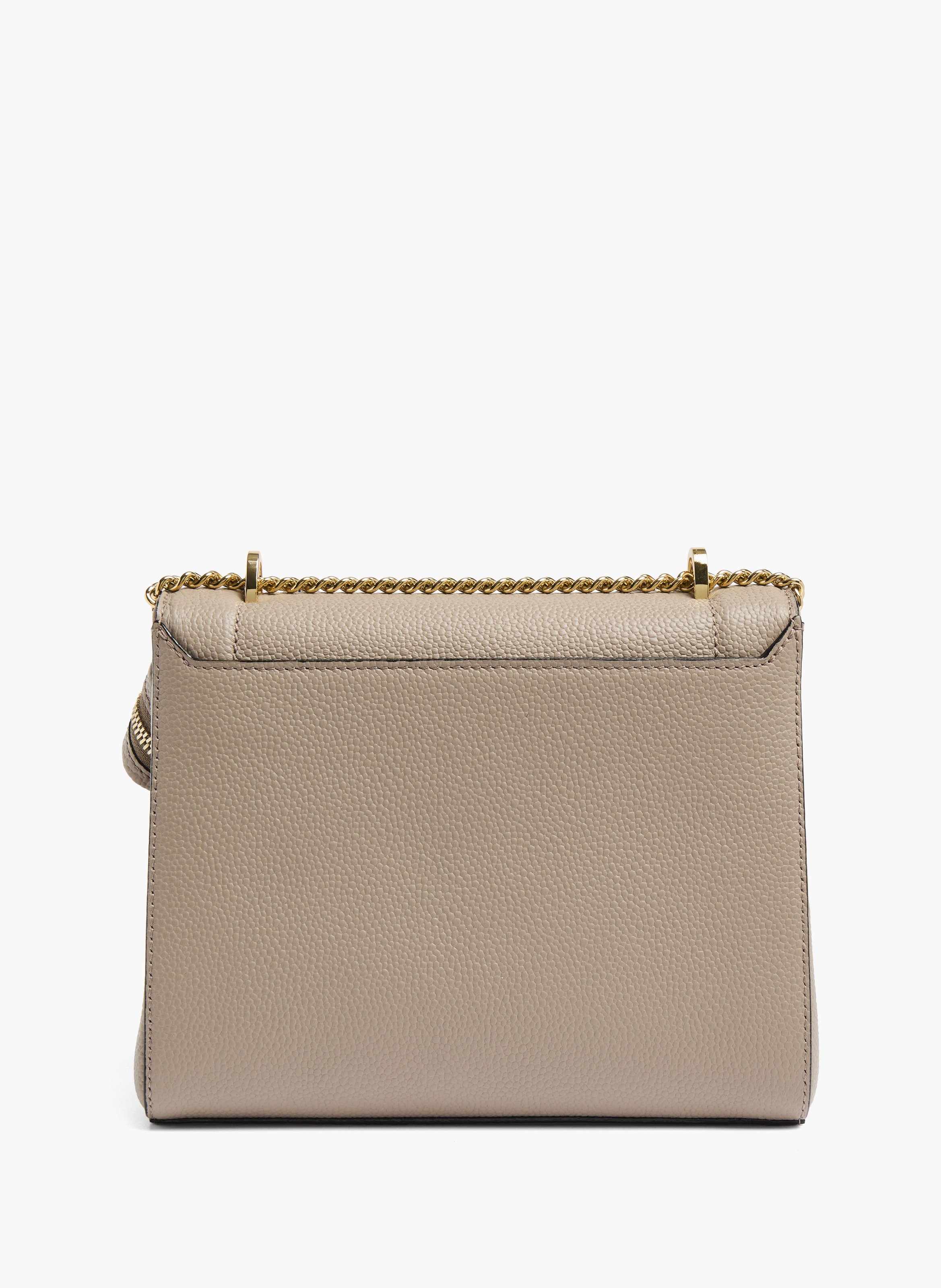 Sac rabat ninon de lancel en cuirs de vachette graine & lisse LANCEL Gris