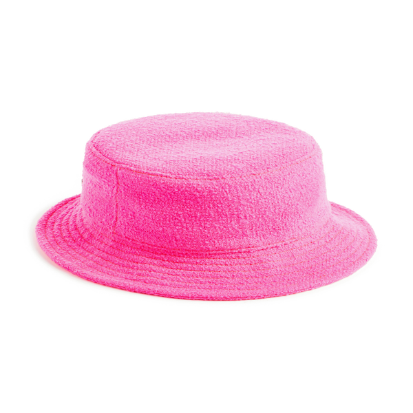 Maison Michel Jason Textured Bucket Hat In Pink