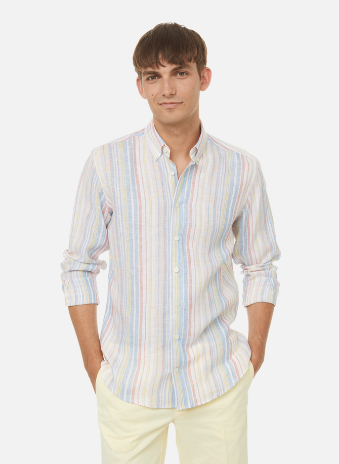 Striped linen shirt HACKETT