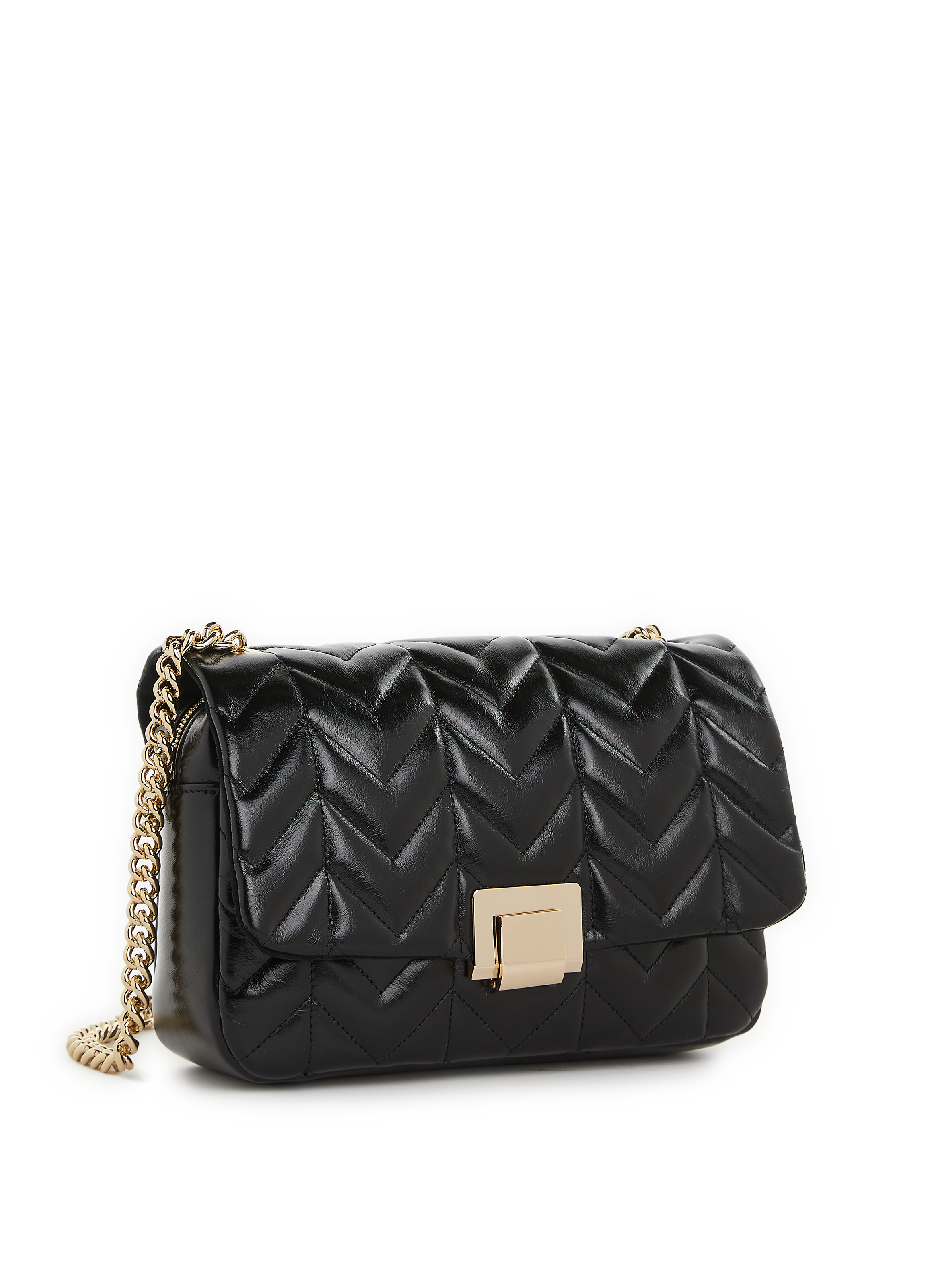 Ella leather shoulder bag SAISON 1865 Black