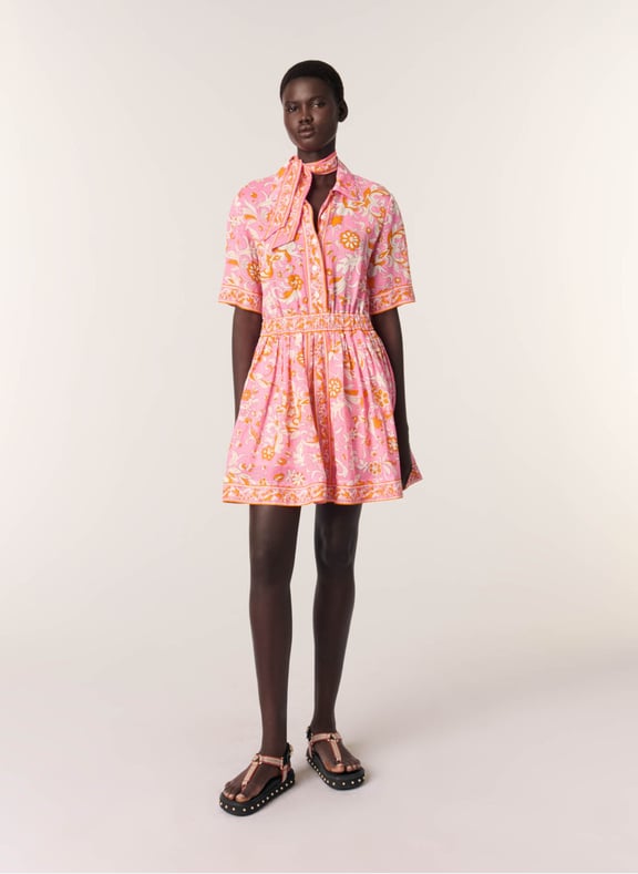 Robe cintrée courte Orange by MAJE MAJE Robe cintrée courte Orange