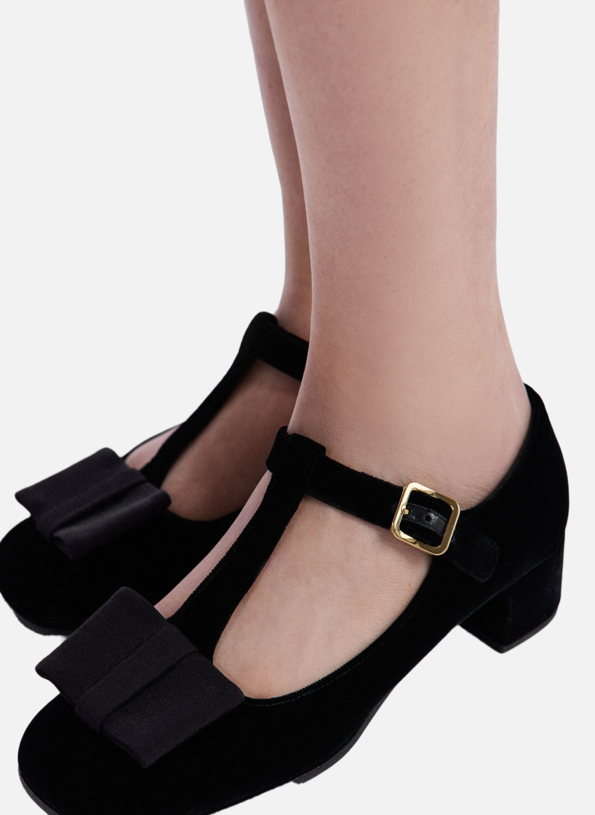 Escarpins en velours PRADA Noir