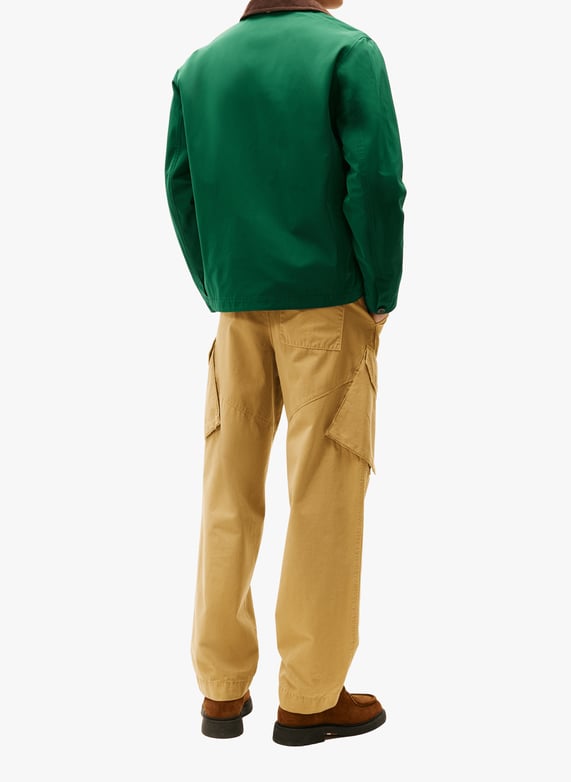 Veste droite col classique contrasté | Vert by TOMMY HILFIGER Veste droite col classique contrasté Vert