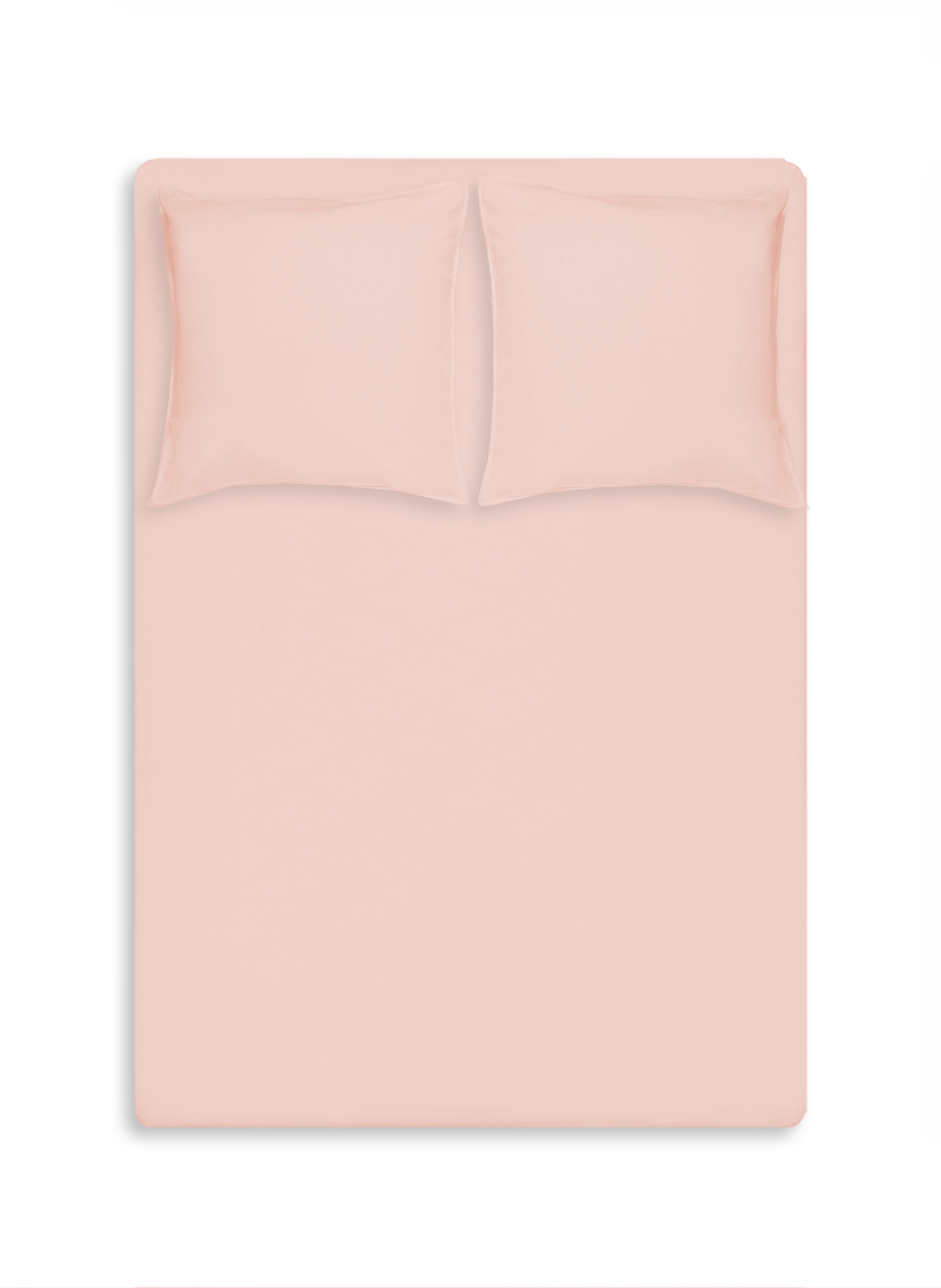 Housse de couette en satin lavé AU PRINTEMPS PARIS Rose