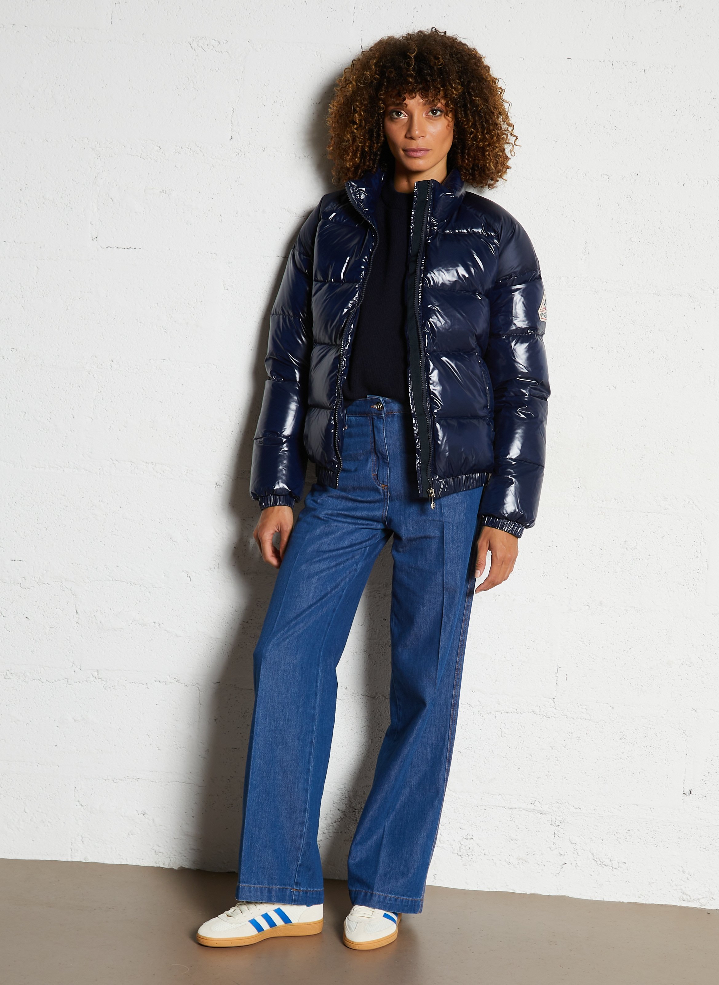 Doudoune col montant vintage mythic PYRENEX Bleu