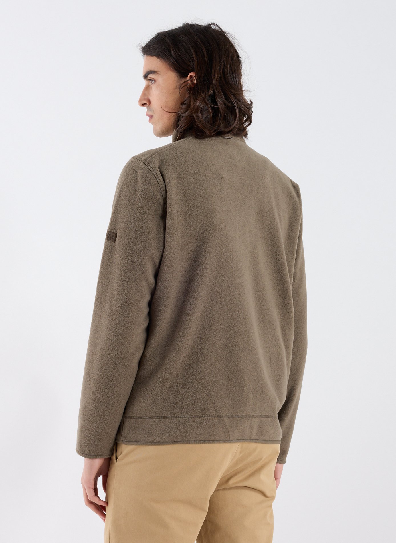 Veste polaire à col montant AIGLE Marron