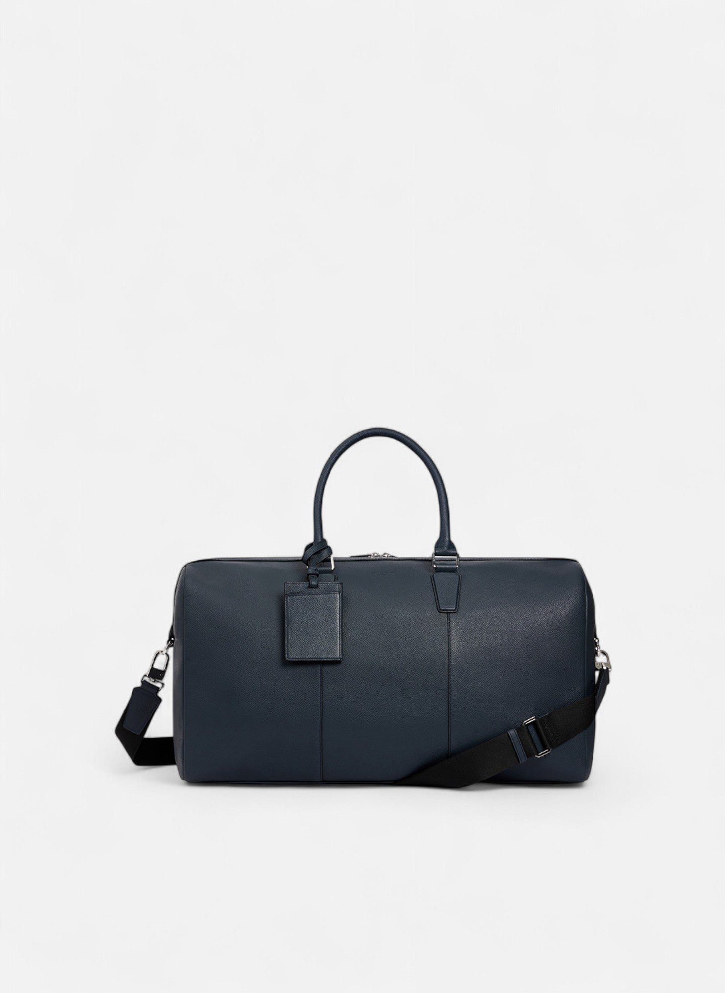 Sac de voyage 48h marceau en cuir grainé LE TANNEUR Bleu