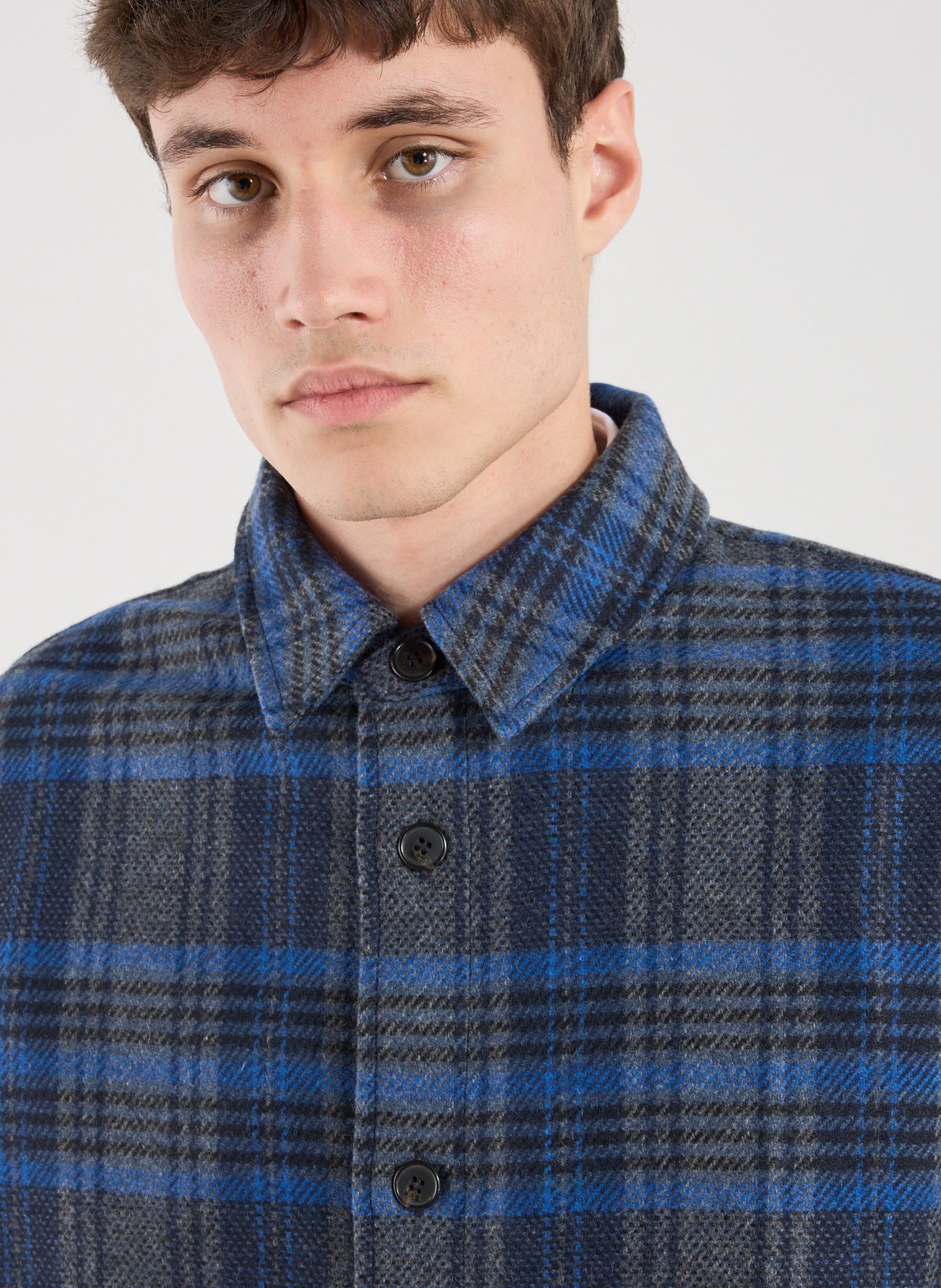 Checked shirt A.P.C. Blue