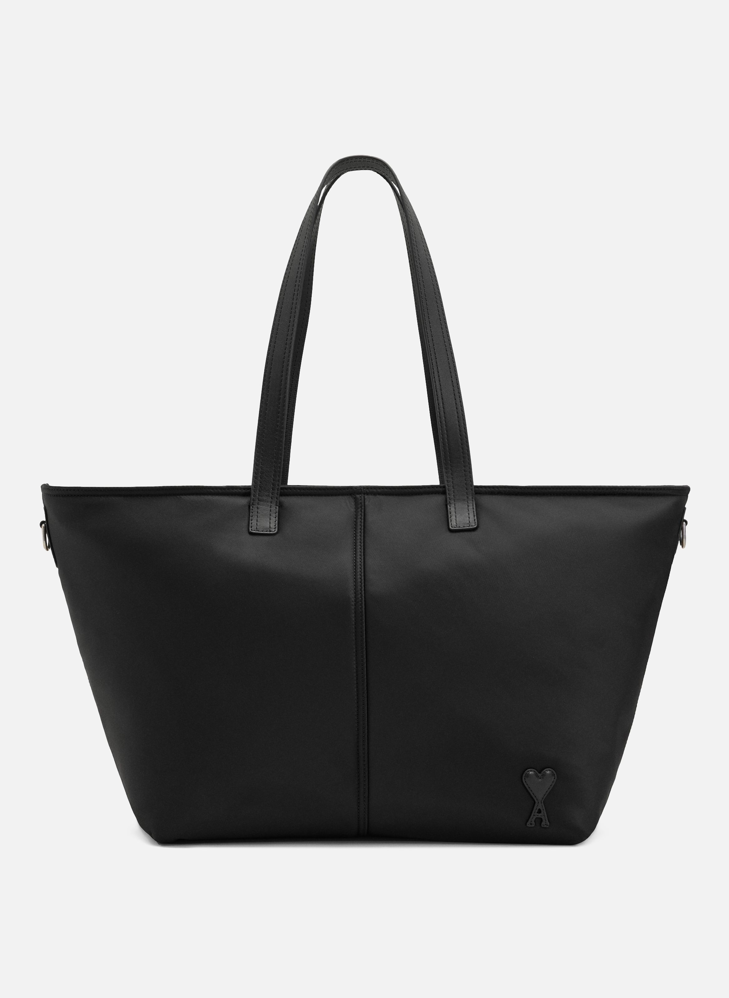 Petit sac cabas marcel unisexe en nylon AMI PARIS Noir