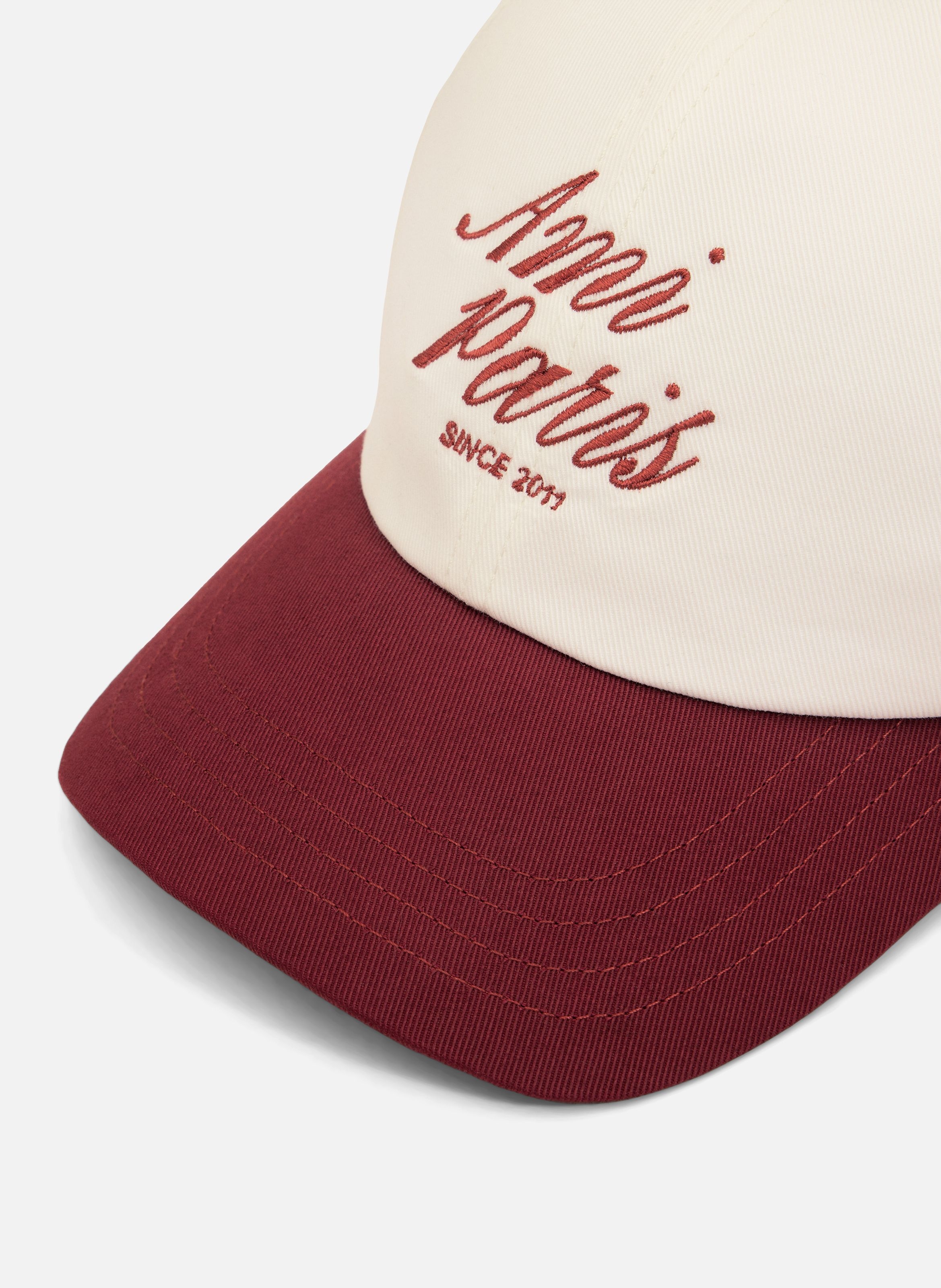 Casquette ami paris bicolore unisexe en coton AMI PARIS Multicolore